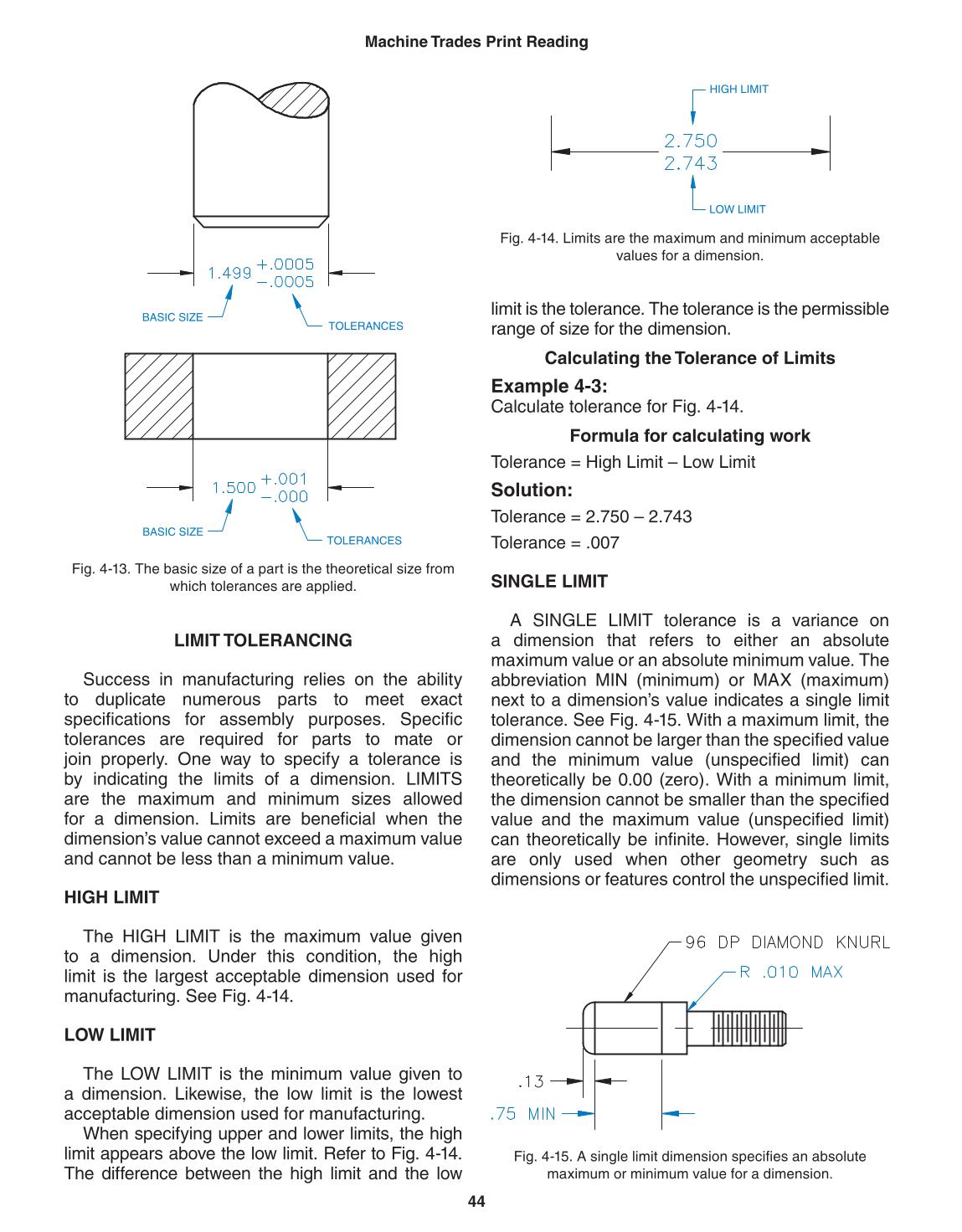 Machine Trades Print Reading, 5th Edition page 44