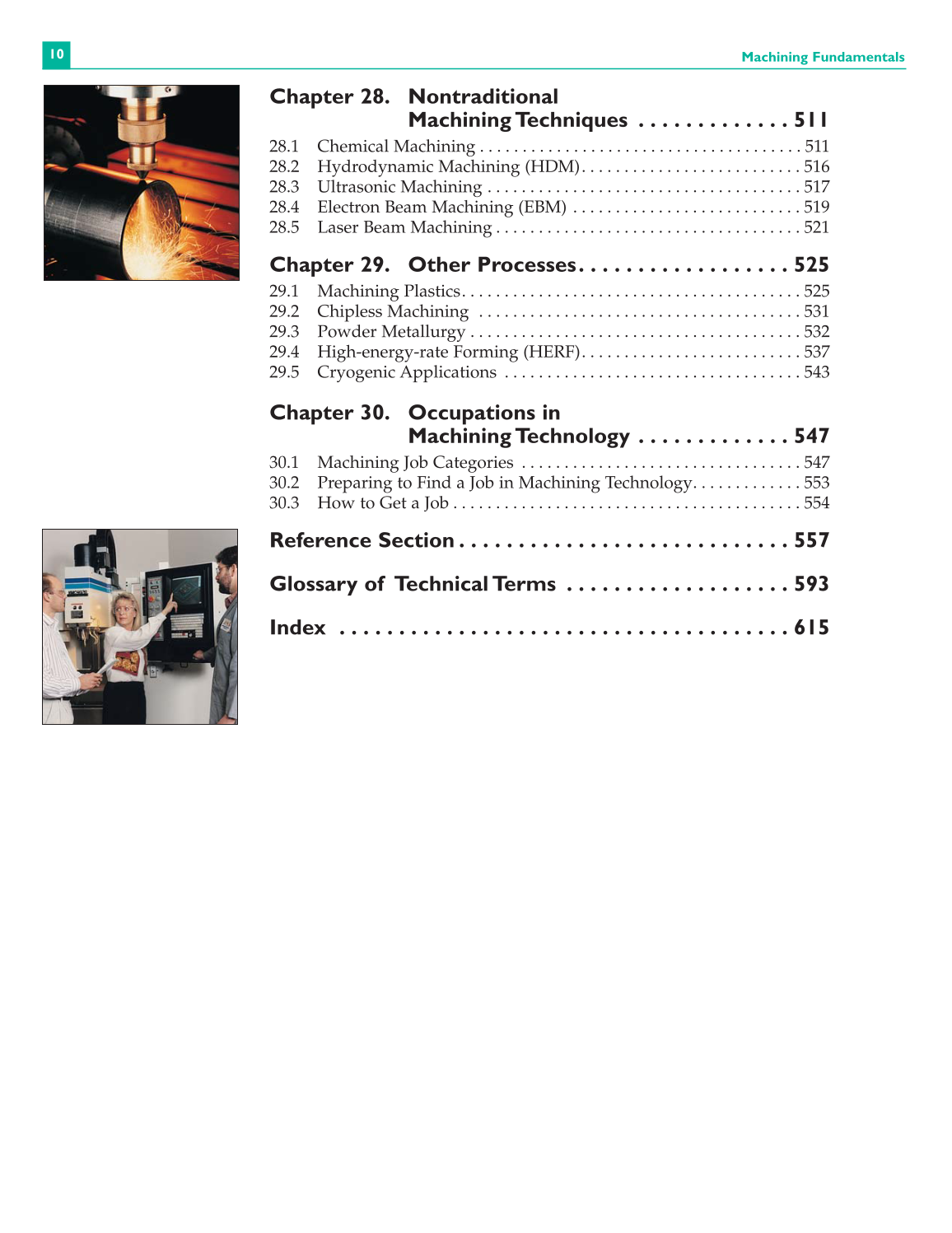 Machining Fundamentals, 8th Edition page 10