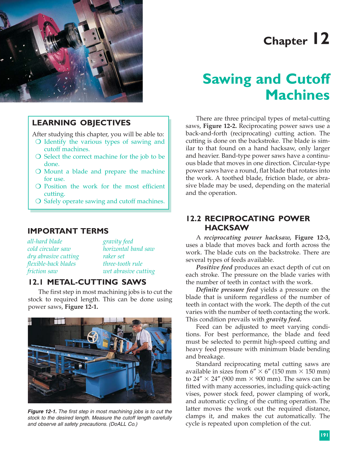 Machining Fundamentals, 8th Edition page 191