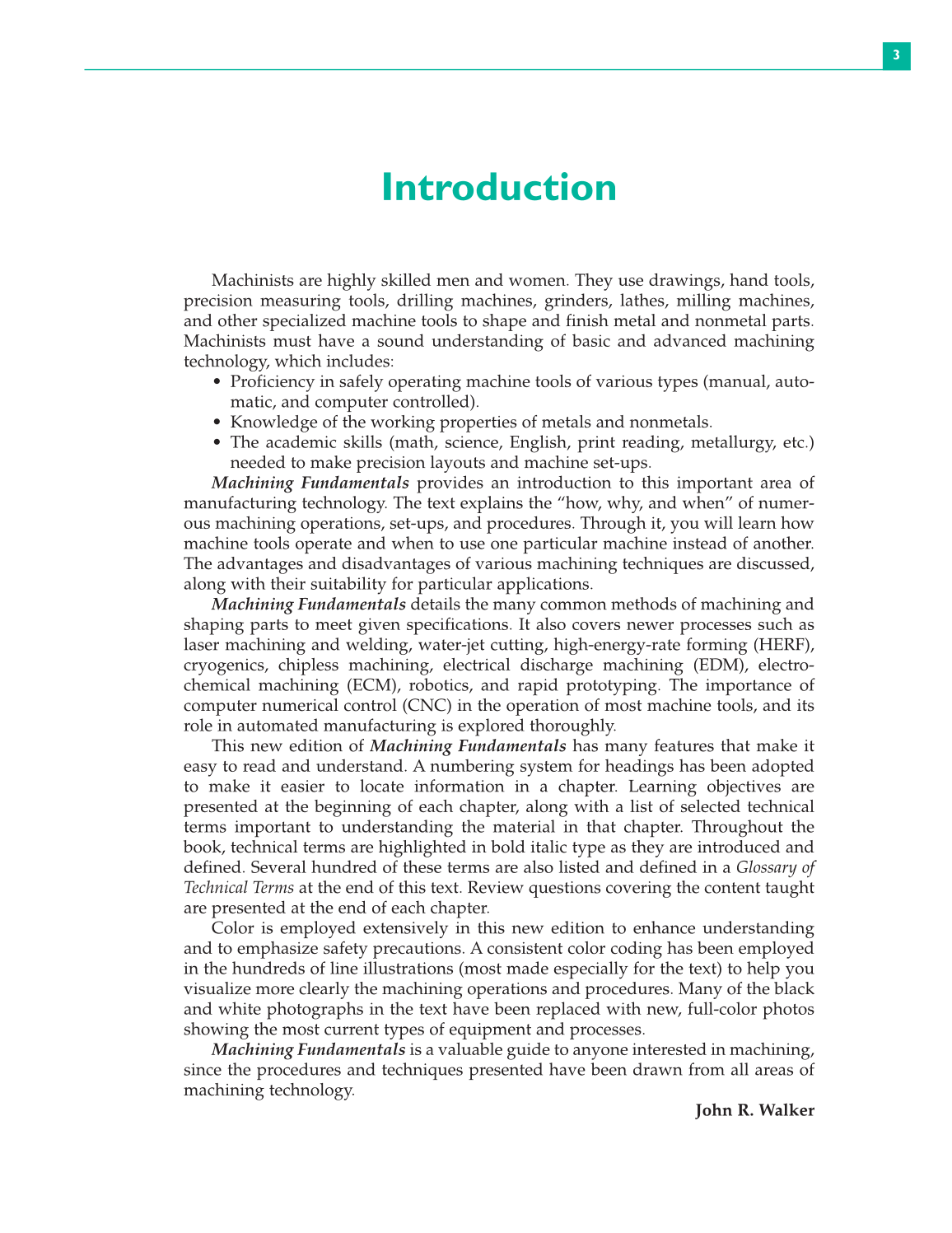 Machining Fundamentals, 8th Edition page 3