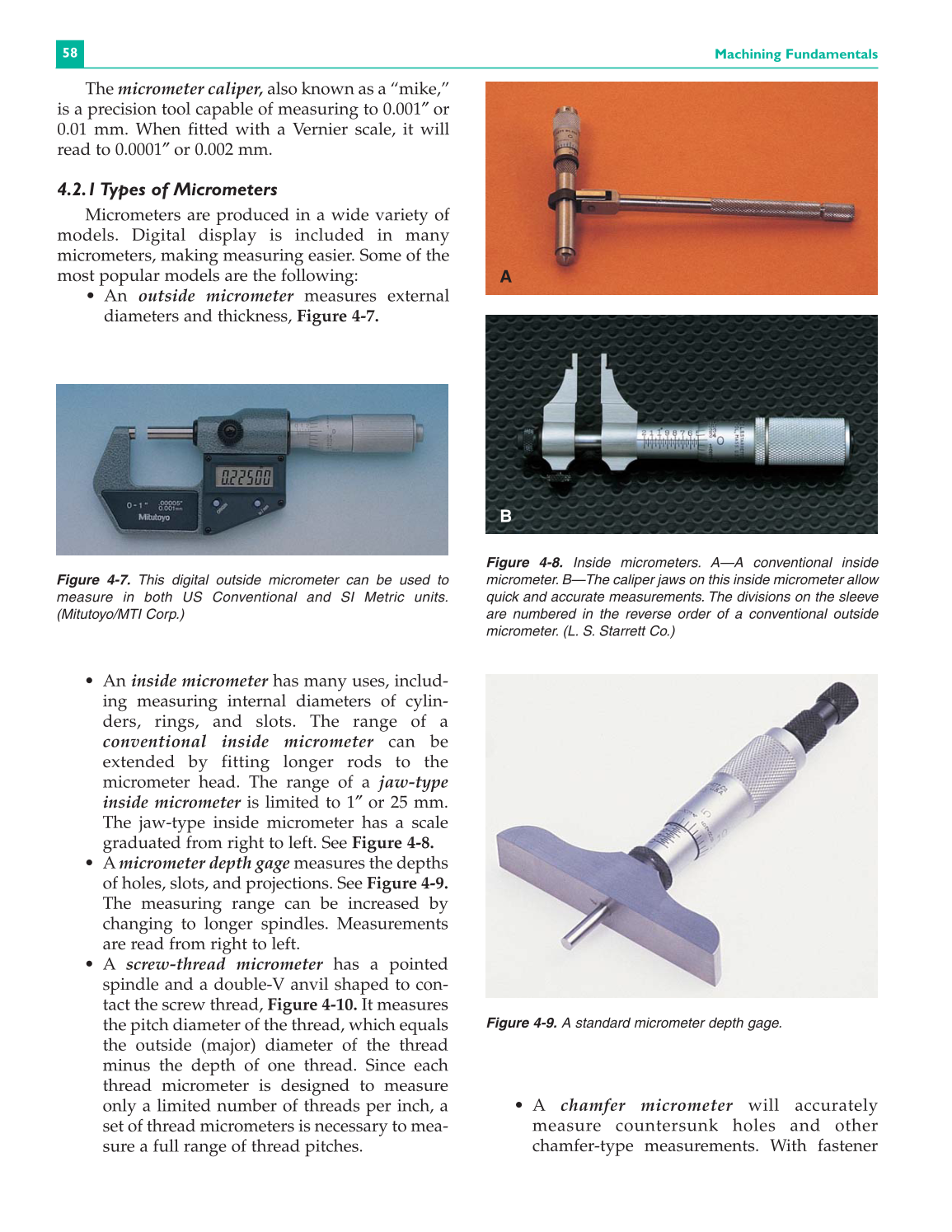 Machining Fundamentals, 8th Edition page 58
