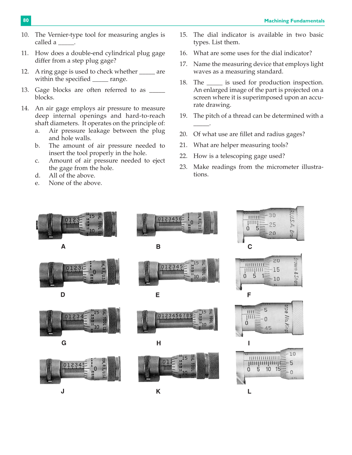 Machining Fundamentals, 8th Edition page 80