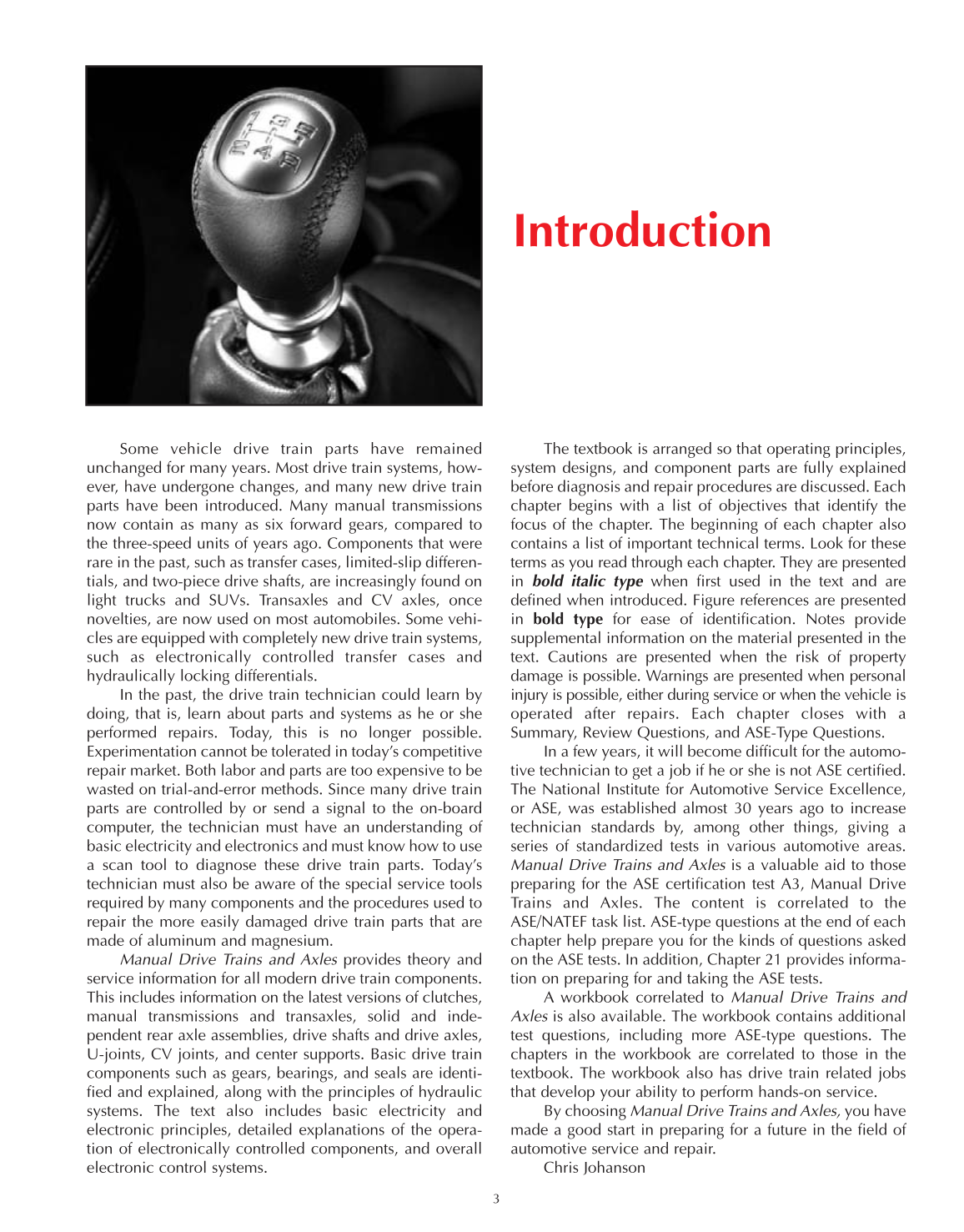 Manual Drive Trains and Axles, A3, 2nd Edition page 3