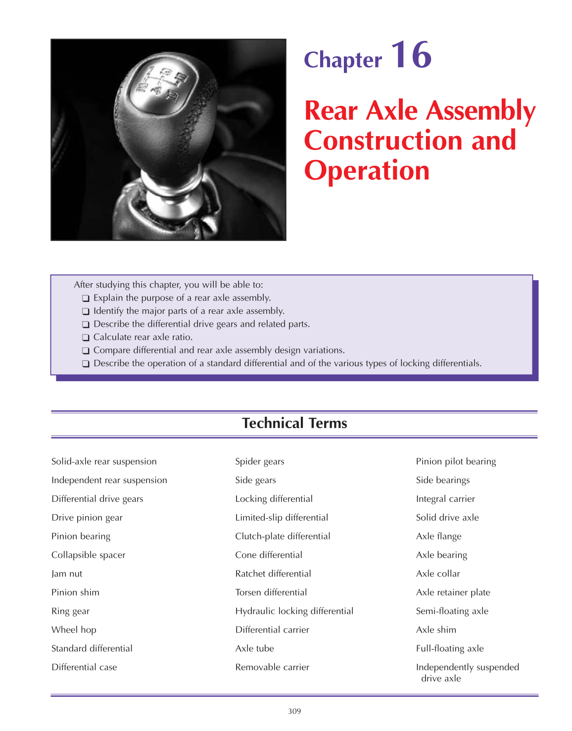Manual Drive Trains and Axles, A3, 2nd Edition page 309