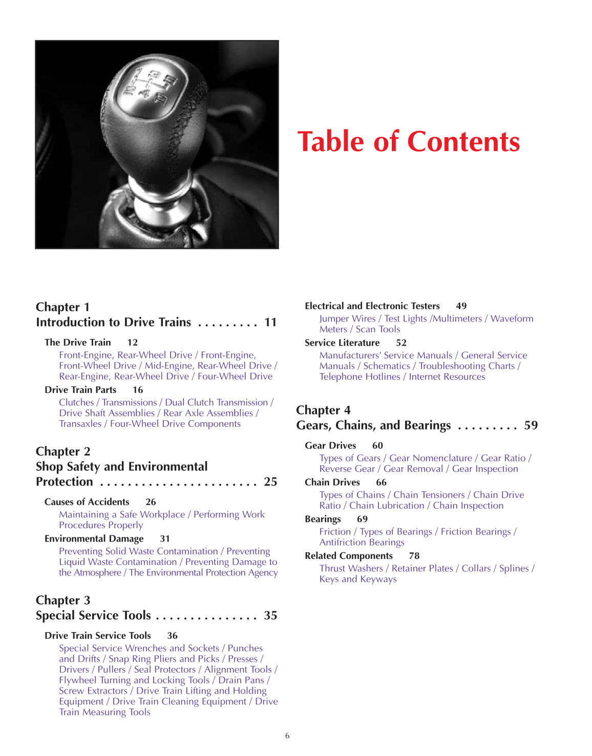 Manual Drive Trains and Axles, A3, 2nd Edition page 6