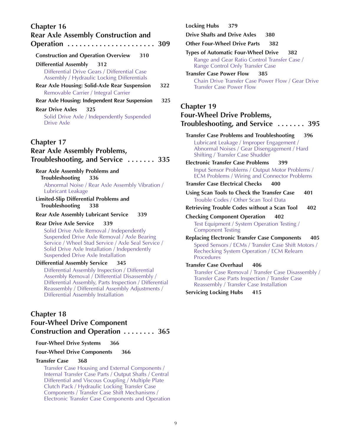 Manual Drive Trains and Axles, A3, 2nd Edition page 9
