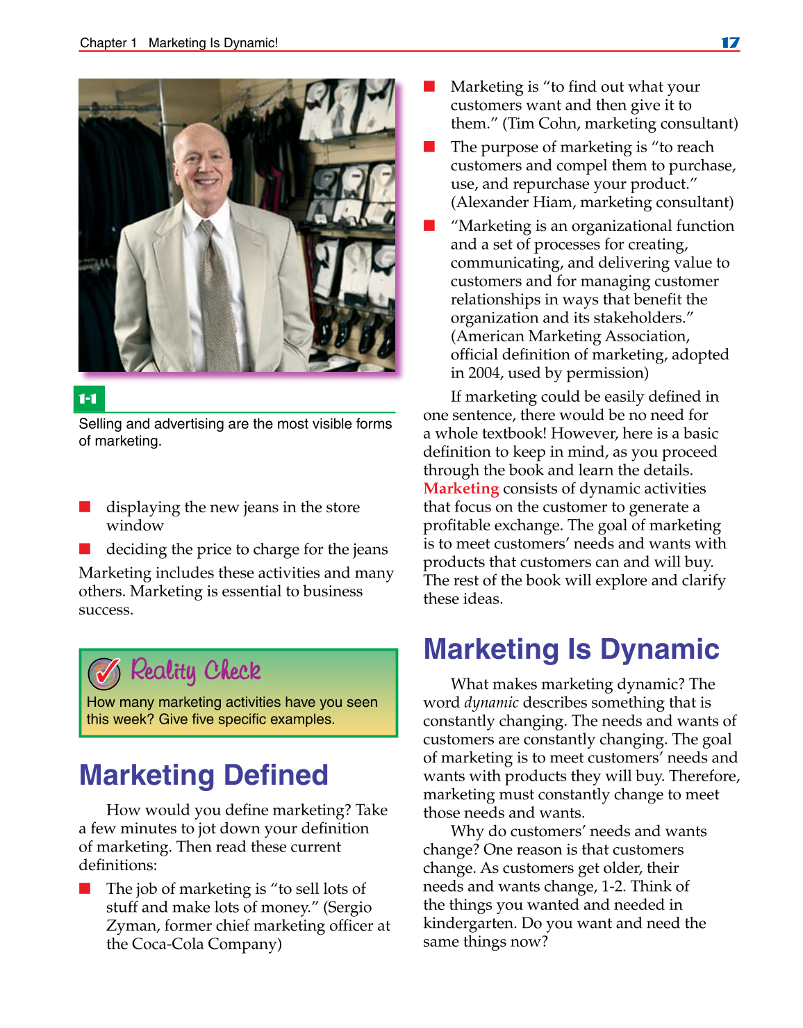 Marketing Dynamics, 2nd Edition page 17
