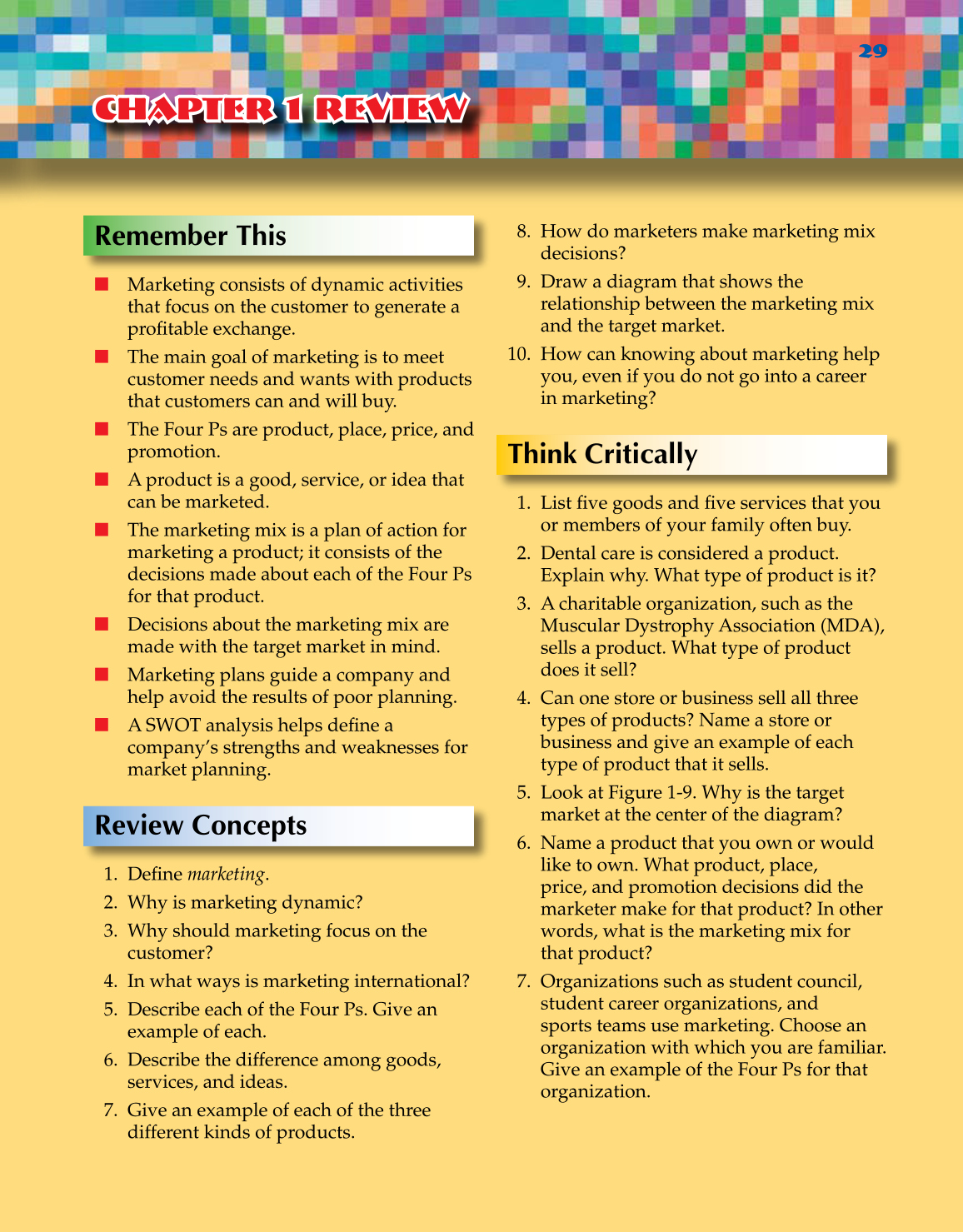 Marketing Dynamics, 2nd Edition page 29