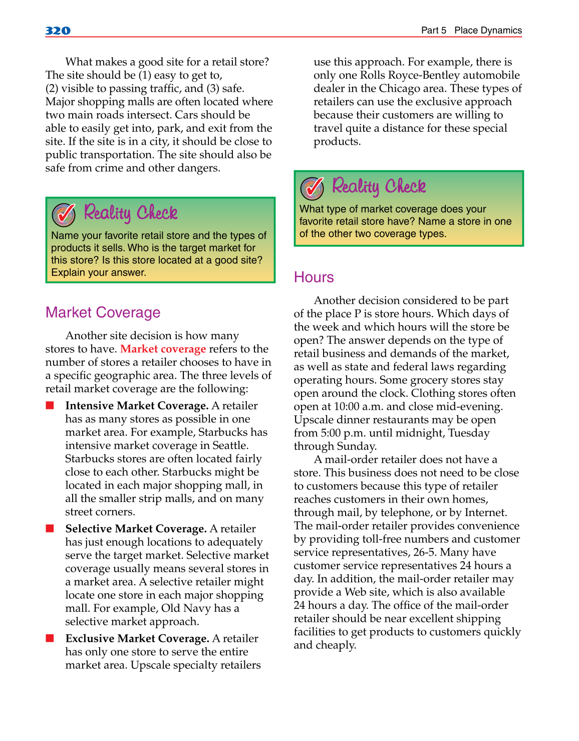 Marketing Dynamics, 2nd Edition page 320