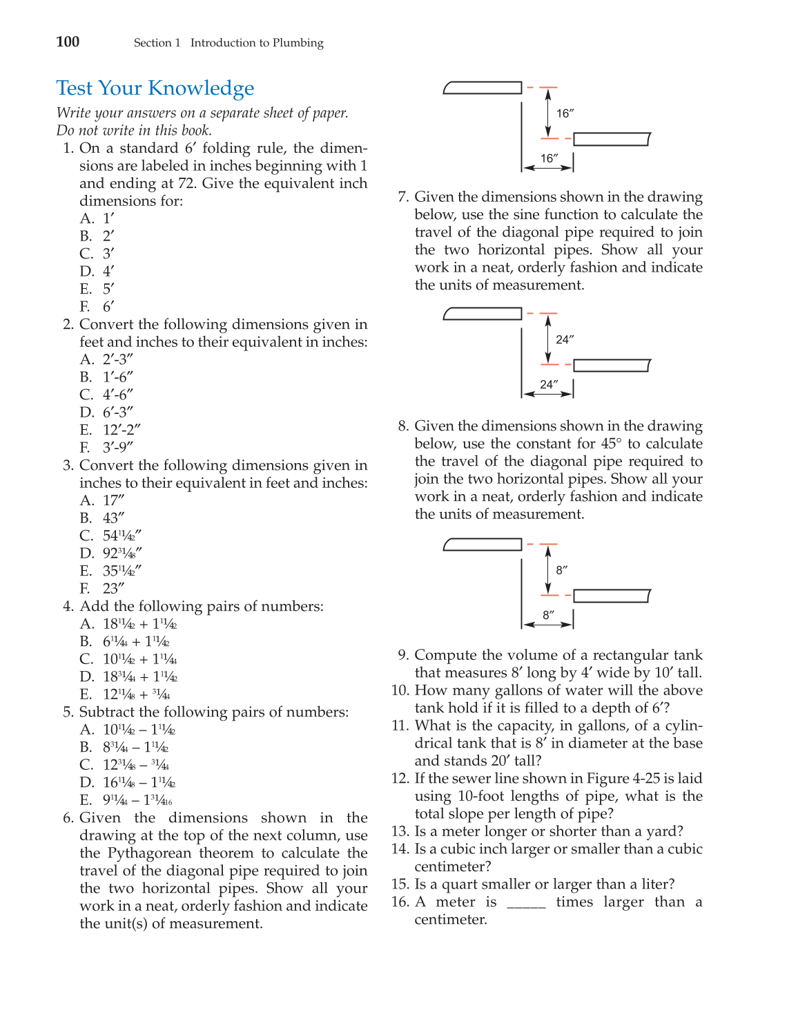Modern Plumbing, 7th Edition page 100