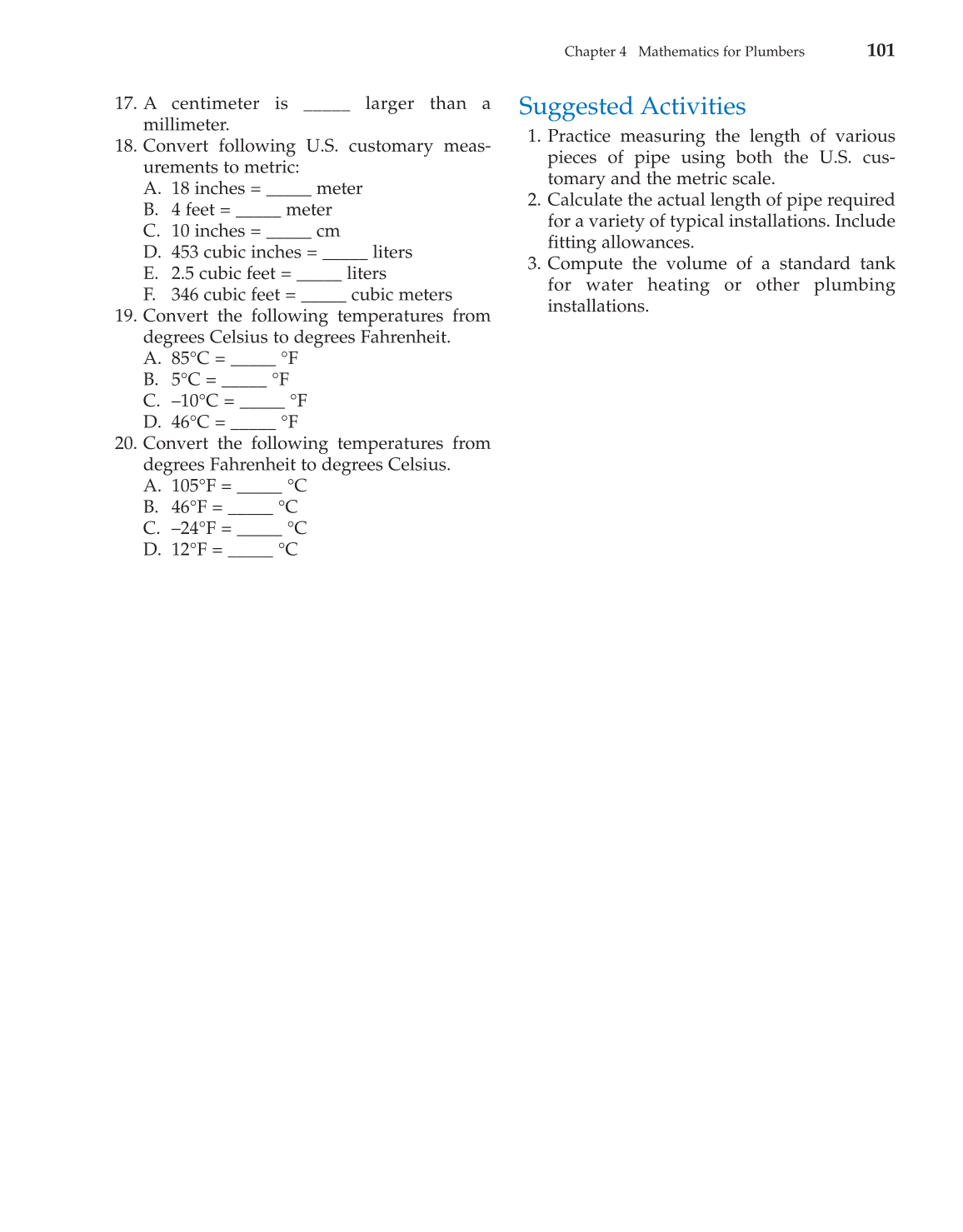 Modern Plumbing, 7th Edition page 101