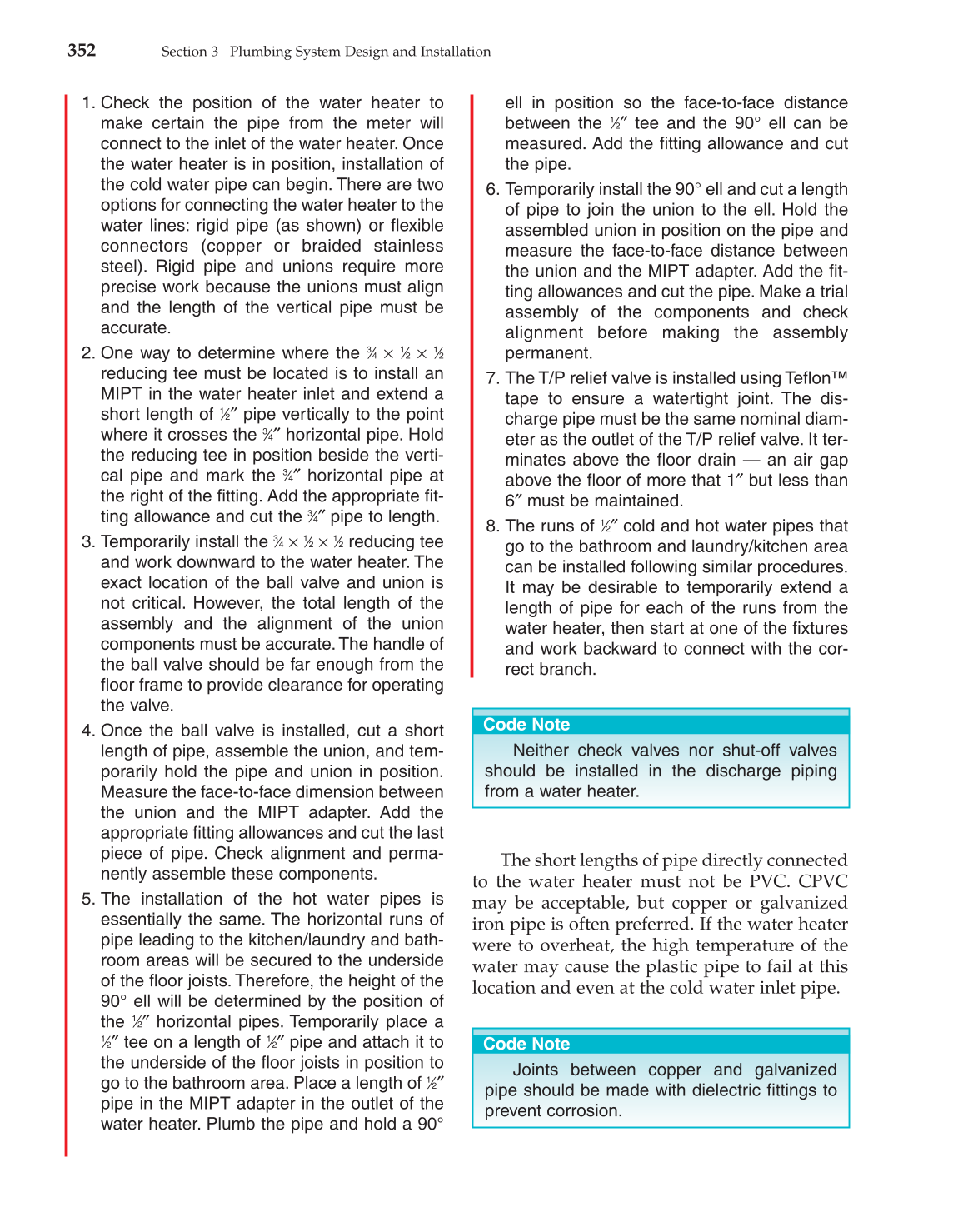 Modern Plumbing, 7th Edition page 353