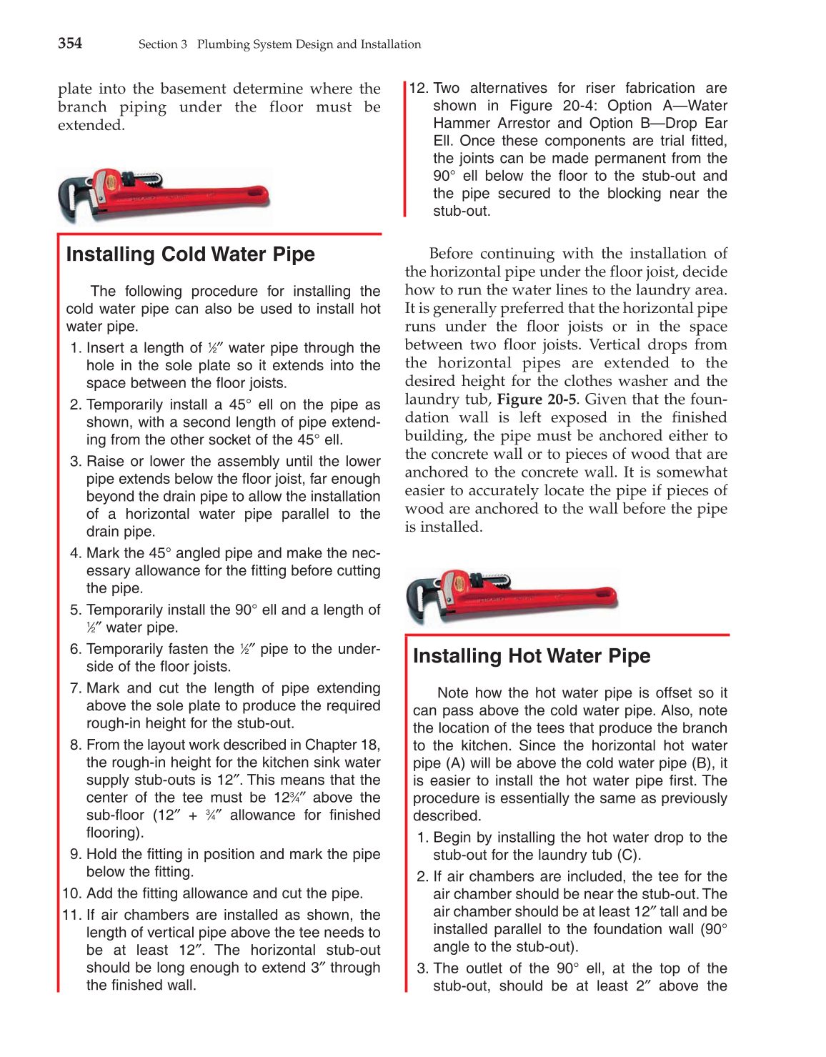 Modern Plumbing, 7th Edition page 355