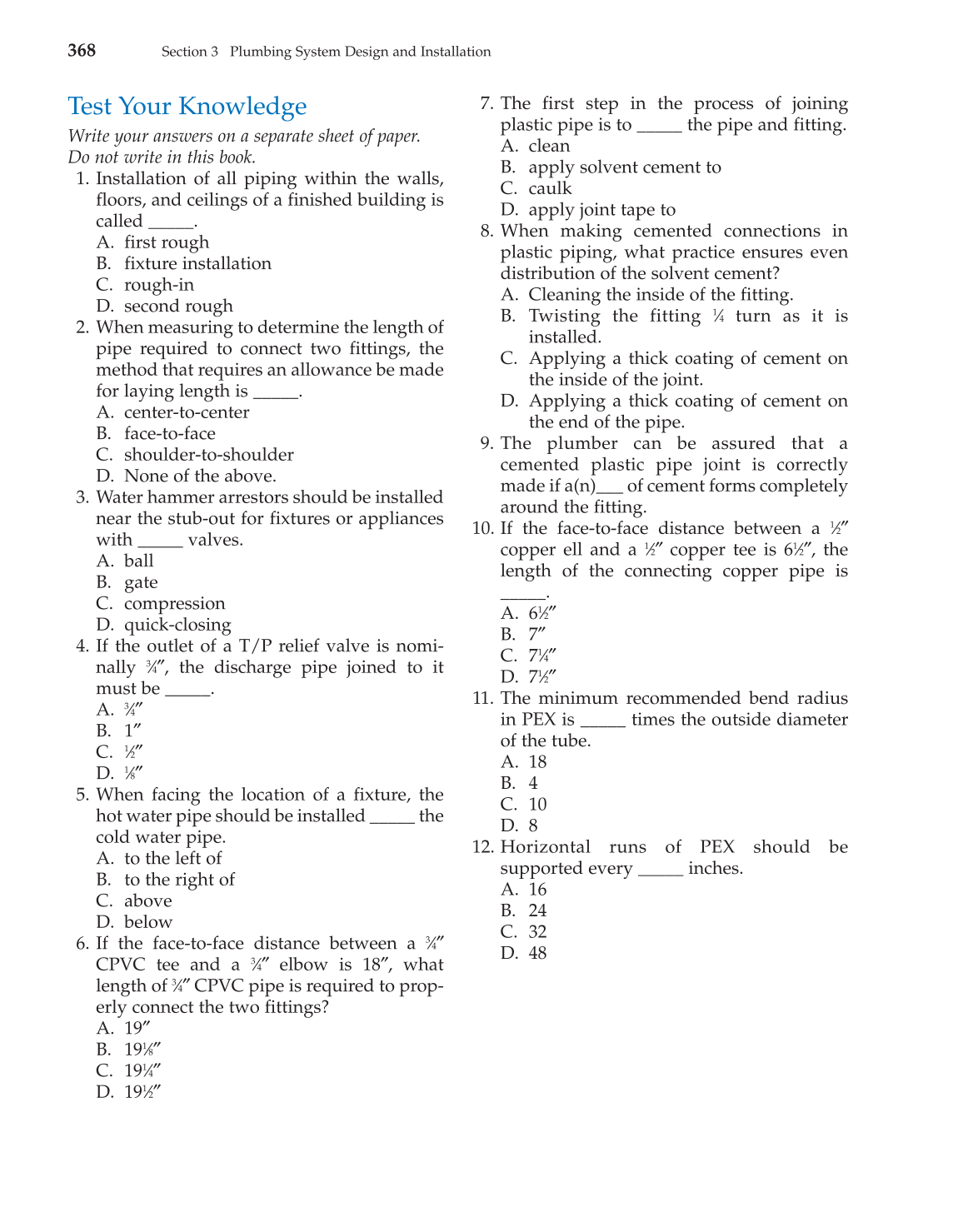 Modern Plumbing, 7th Edition page 369