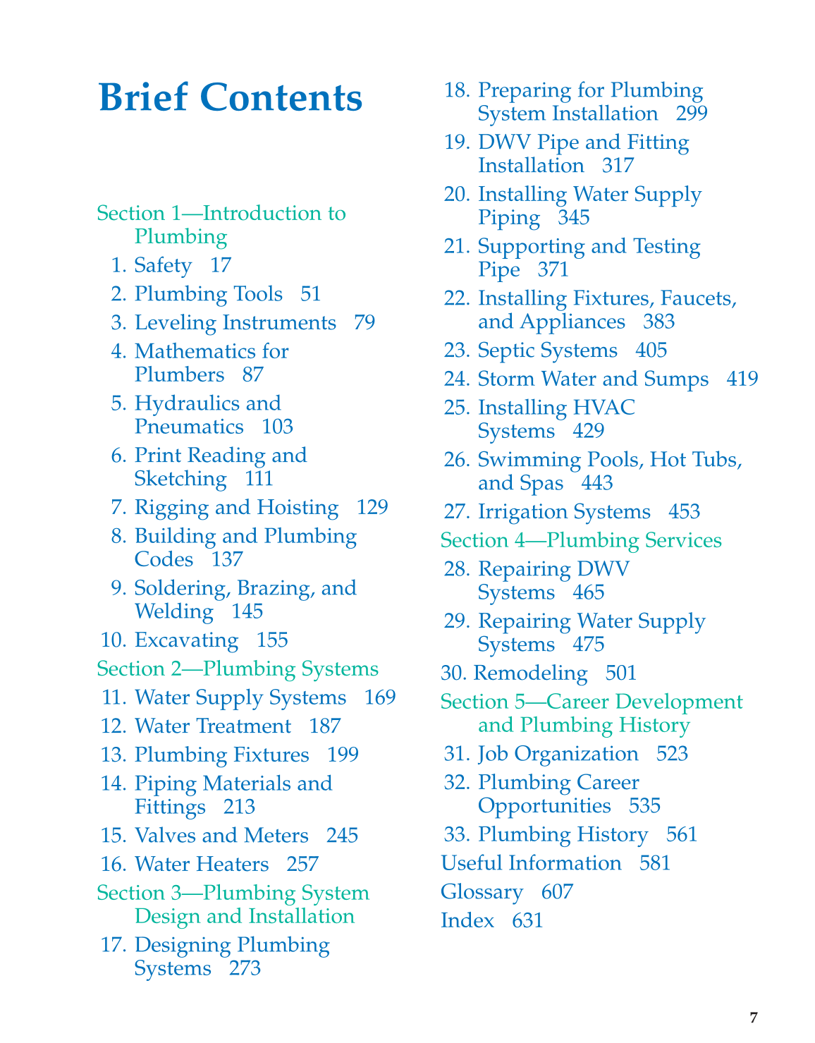 Modern Plumbing, 7th Edition page 7