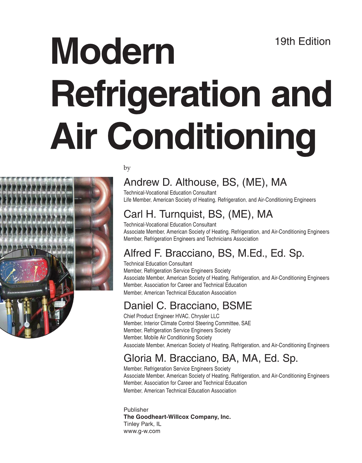 Modern Refrigeration and Air Conditioning, 19th Edition page i
