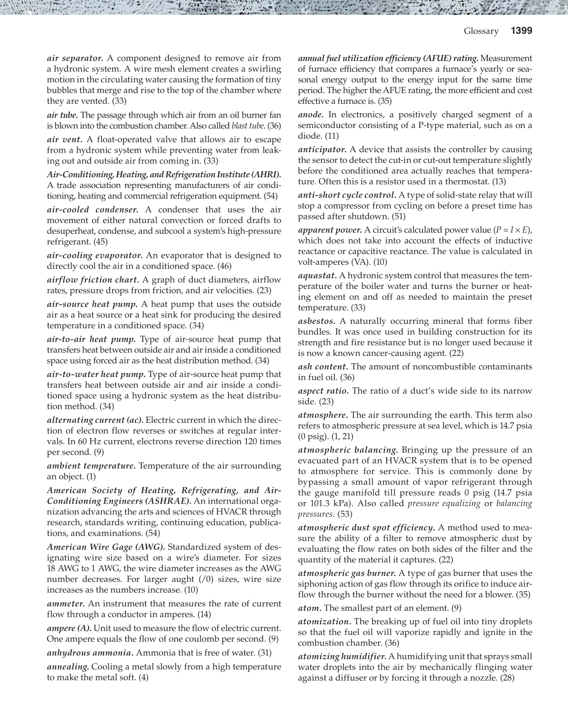Modern Refrigeration and Air Conditioning, 19th Edition page 1399