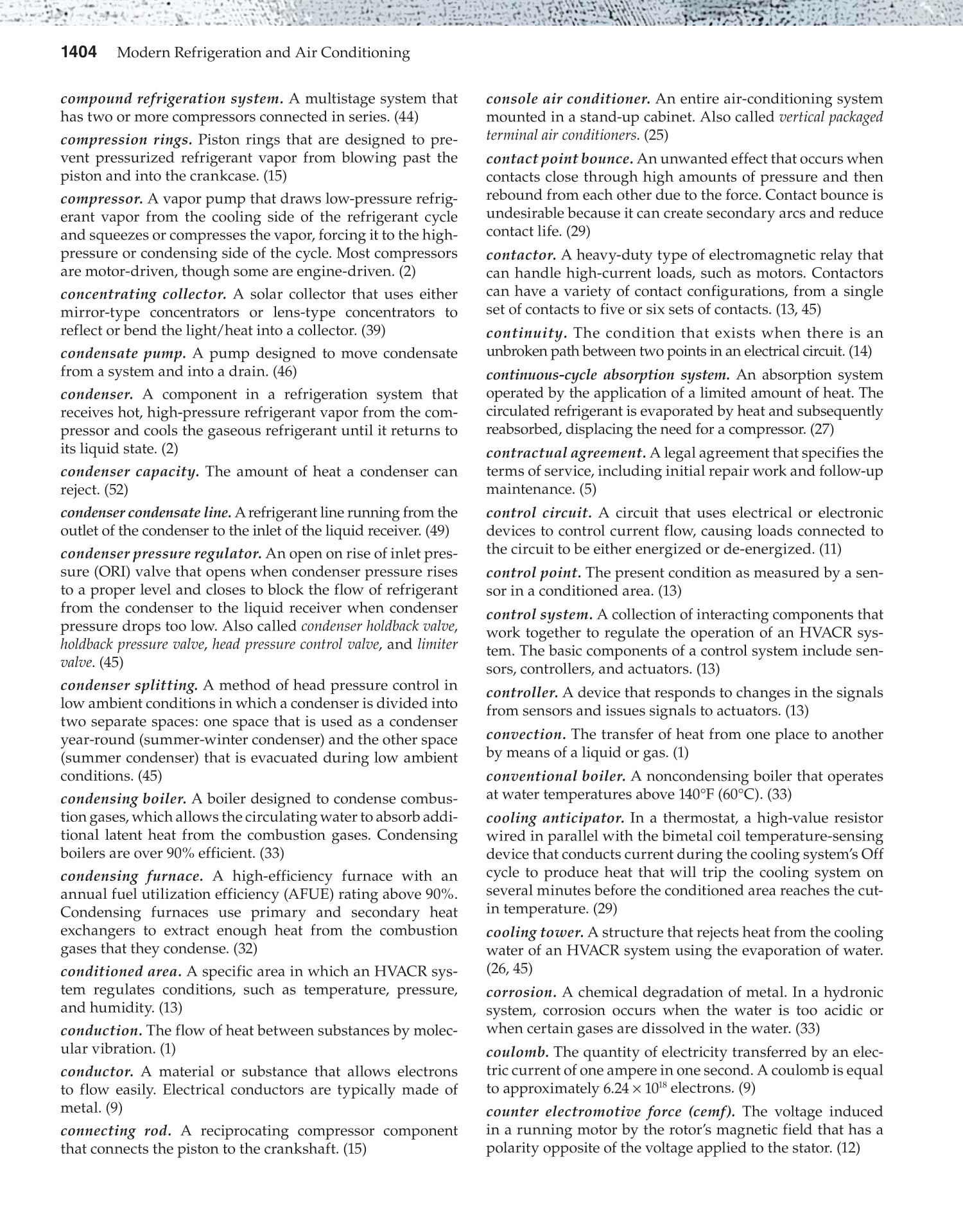 Modern Refrigeration and Air Conditioning, 19th Edition page 1404