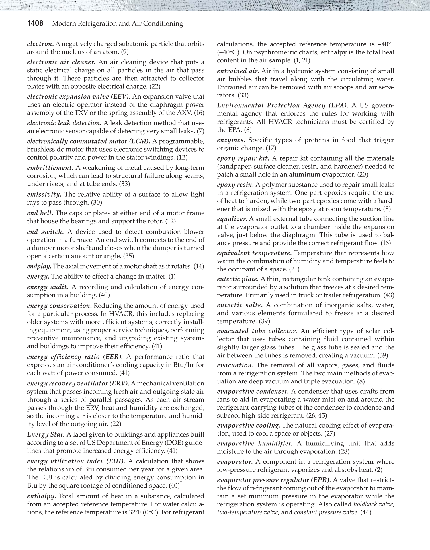 Modern Refrigeration and Air Conditioning, 19th Edition page 1408