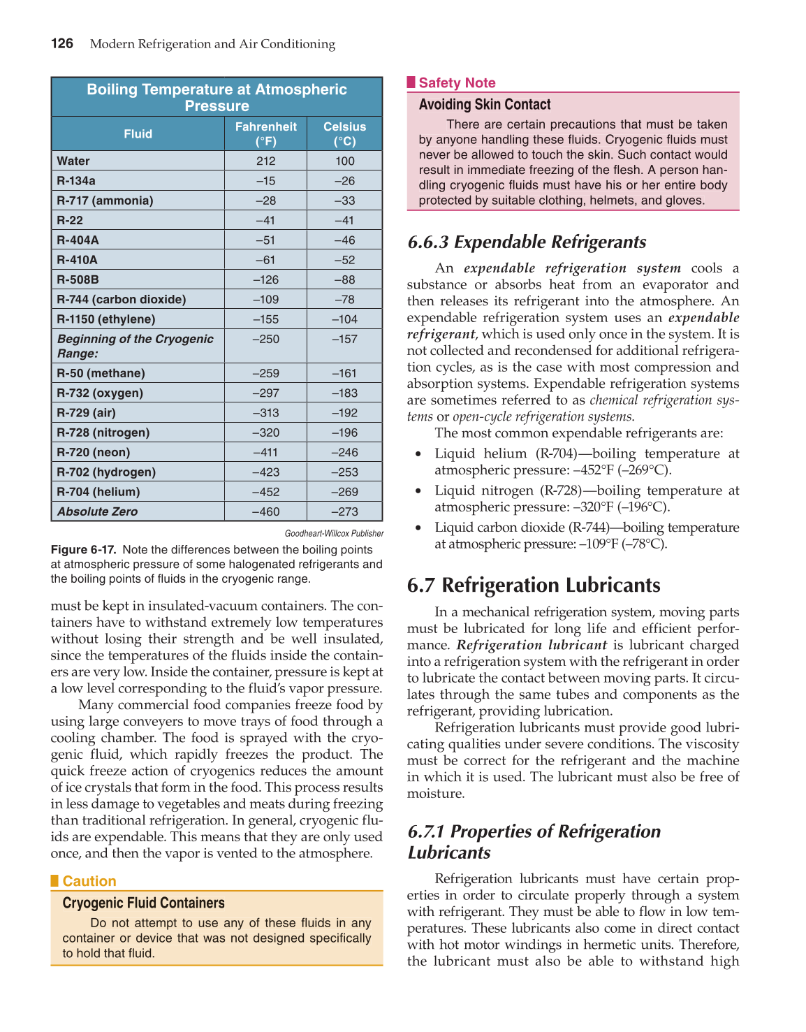 Modern Refrigeration and Air Conditioning, 19th Edition page 126