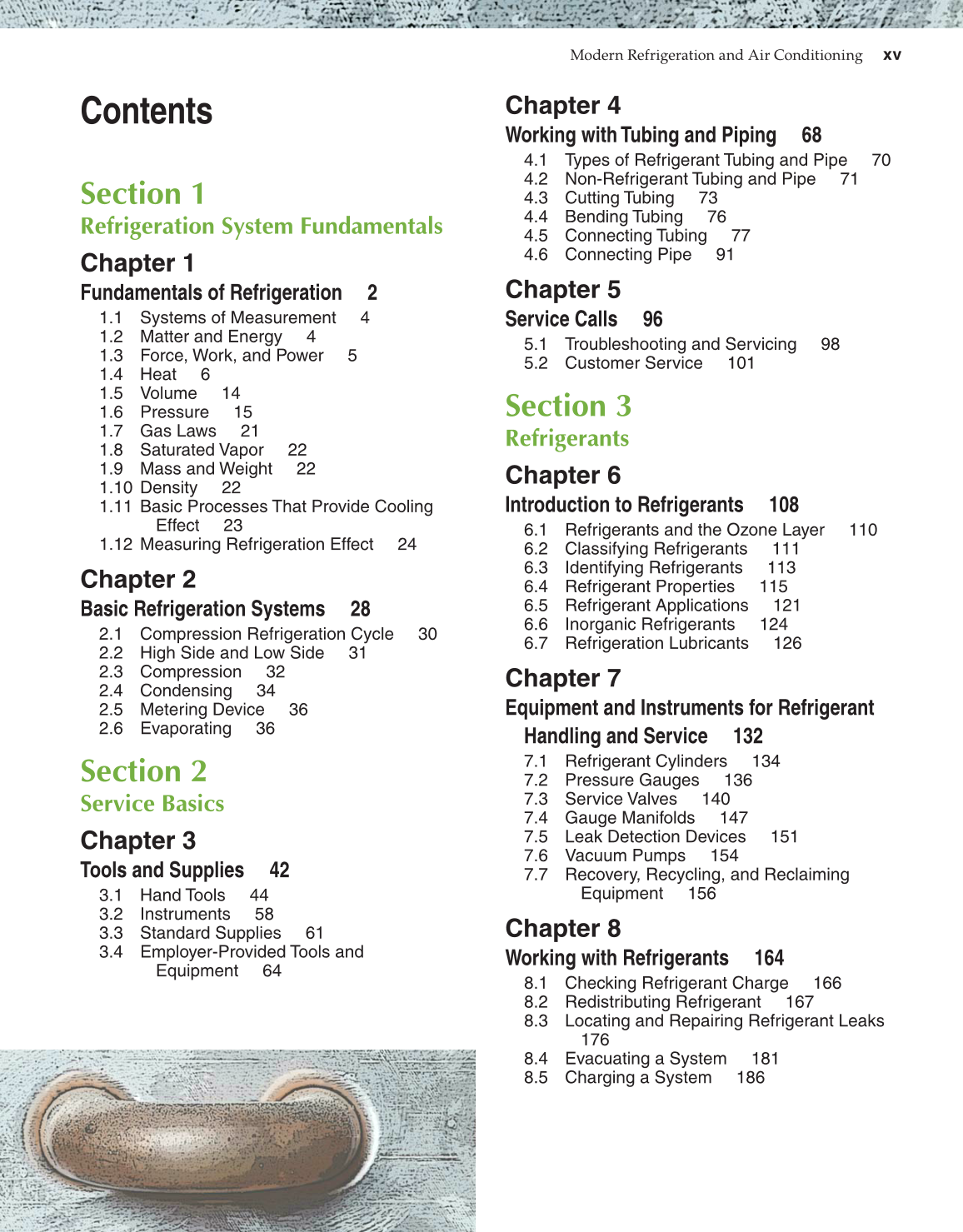 Modern Refrigeration and Air Conditioning, 19th Edition page xv