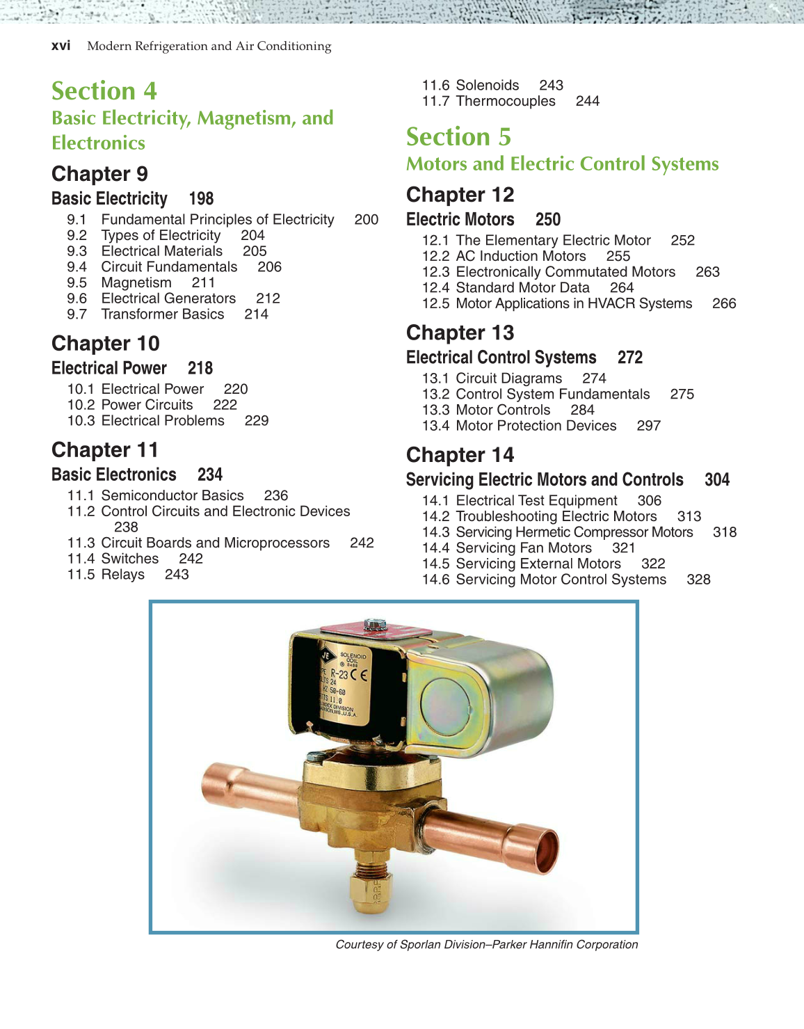 Modern Refrigeration and Air Conditioning, 19th Edition page xvi