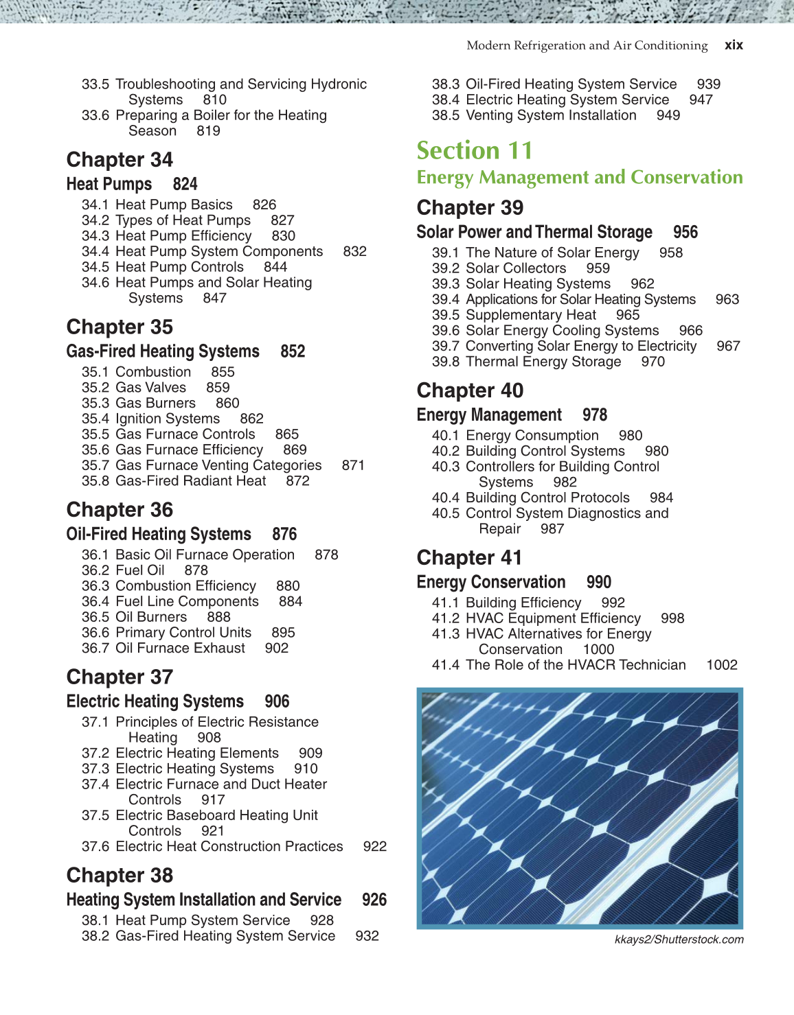 Modern Refrigeration and Air Conditioning, 19th Edition page xix