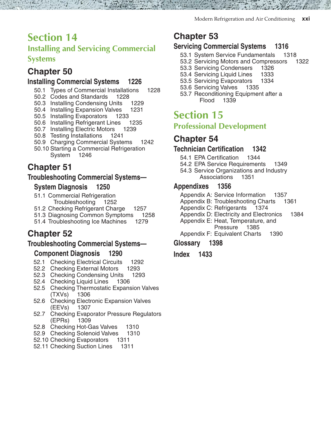 Modern Refrigeration and Air Conditioning, 19th Edition page xxi