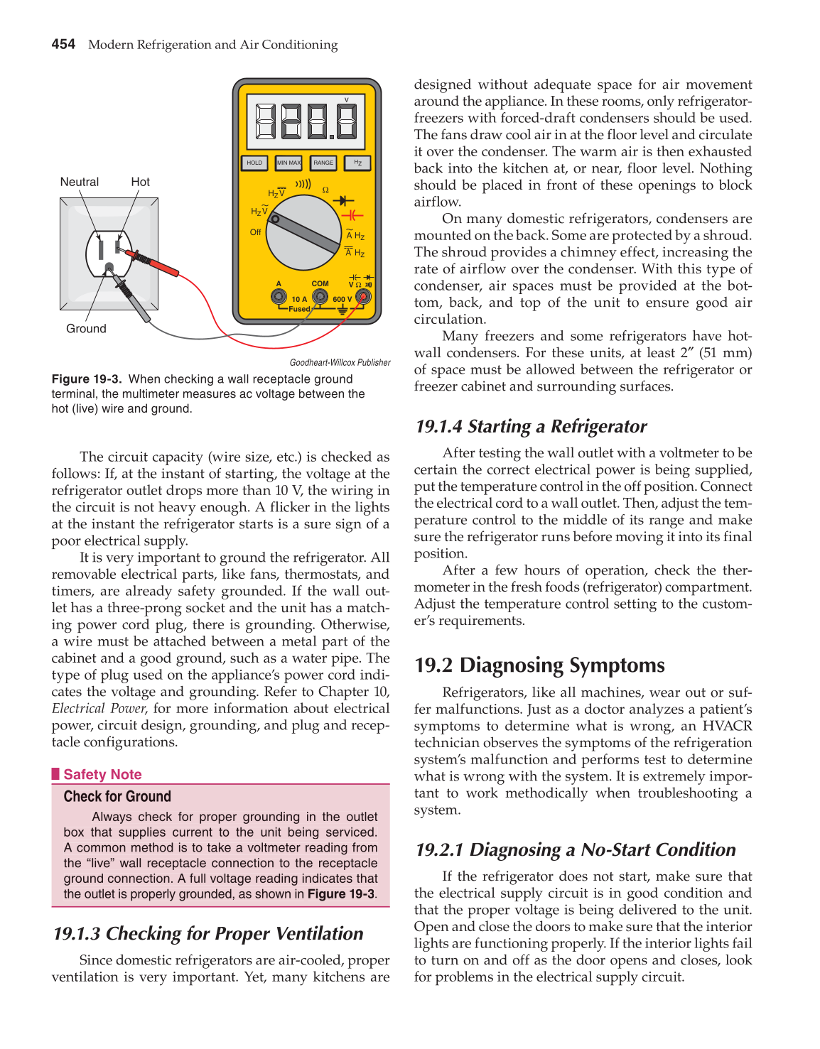 Modern Refrigeration and Air Conditioning, 19th Edition page 454