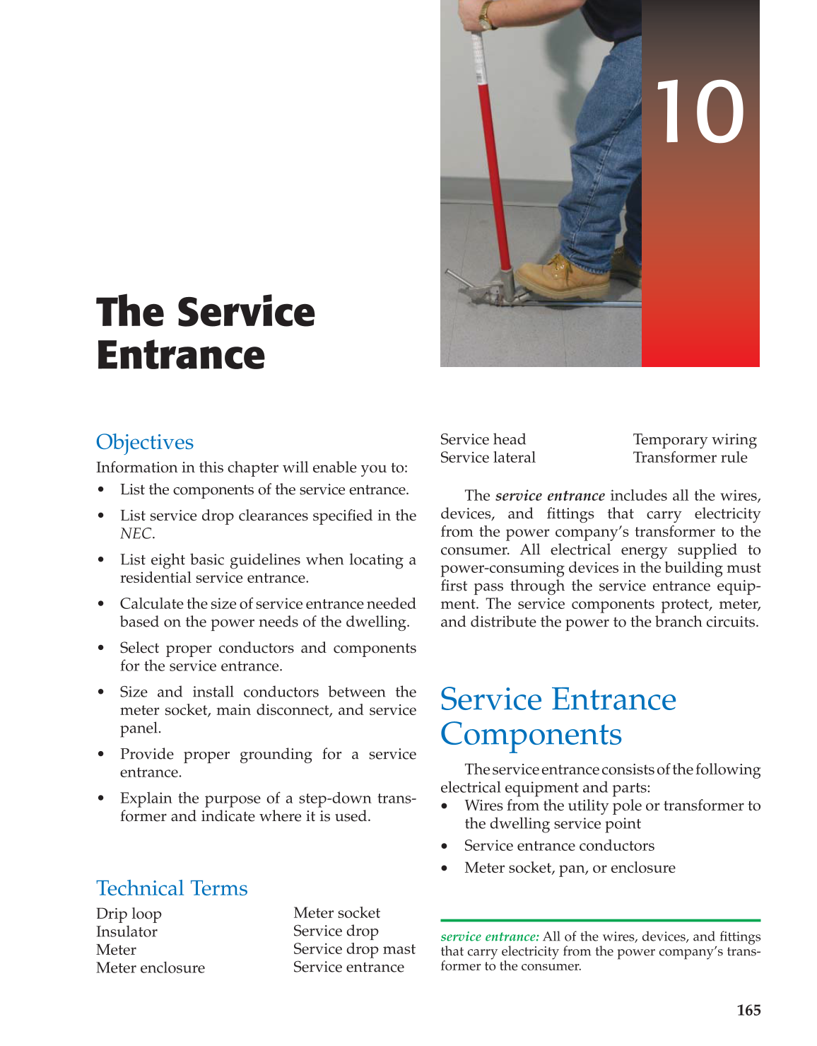 Modern Residential Wiring, 9th Edition page 165