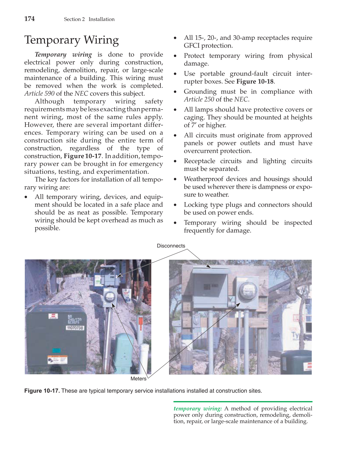 Modern Residential Wiring, 9th Edition page 174