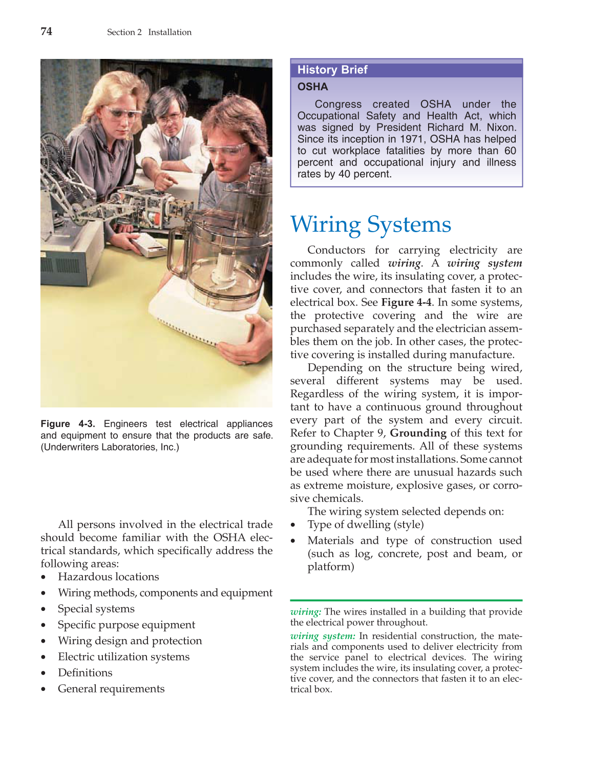 Modern Residential Wiring, 9th Edition page 74