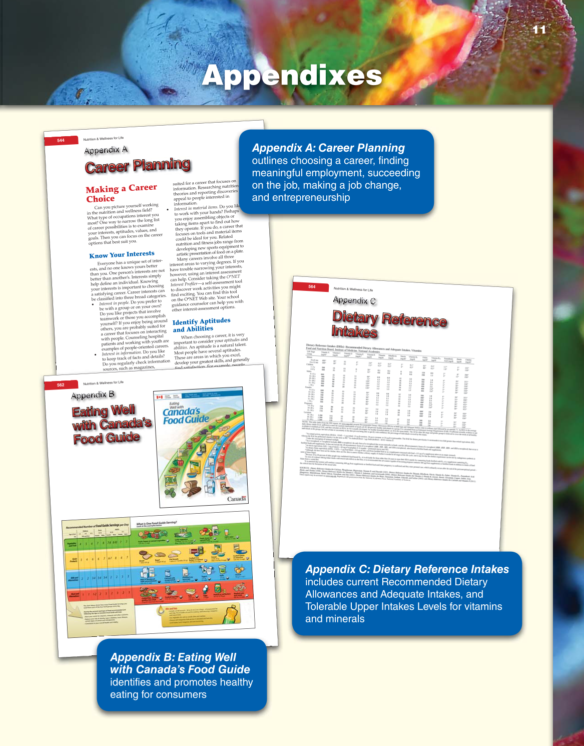 Nutrition &amp; Wellness for Life, 4th Edition page 11