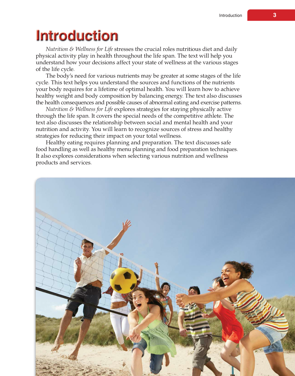 Nutrition &amp; Wellness for Life, 4th Edition page 3