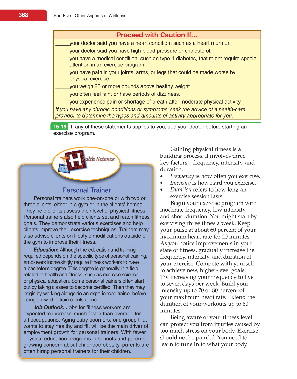 Nutrition &amp; Wellness for Life, 4th Edition page 368
