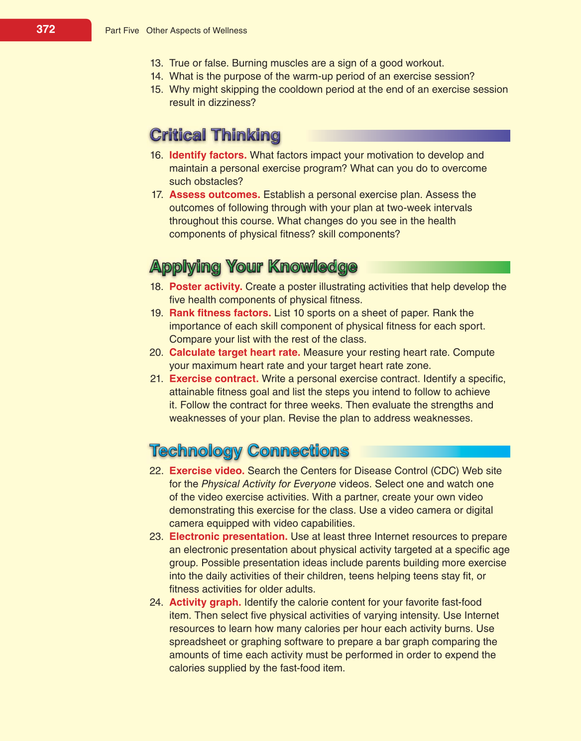 Nutrition &amp; Wellness for Life, 4th Edition page 372