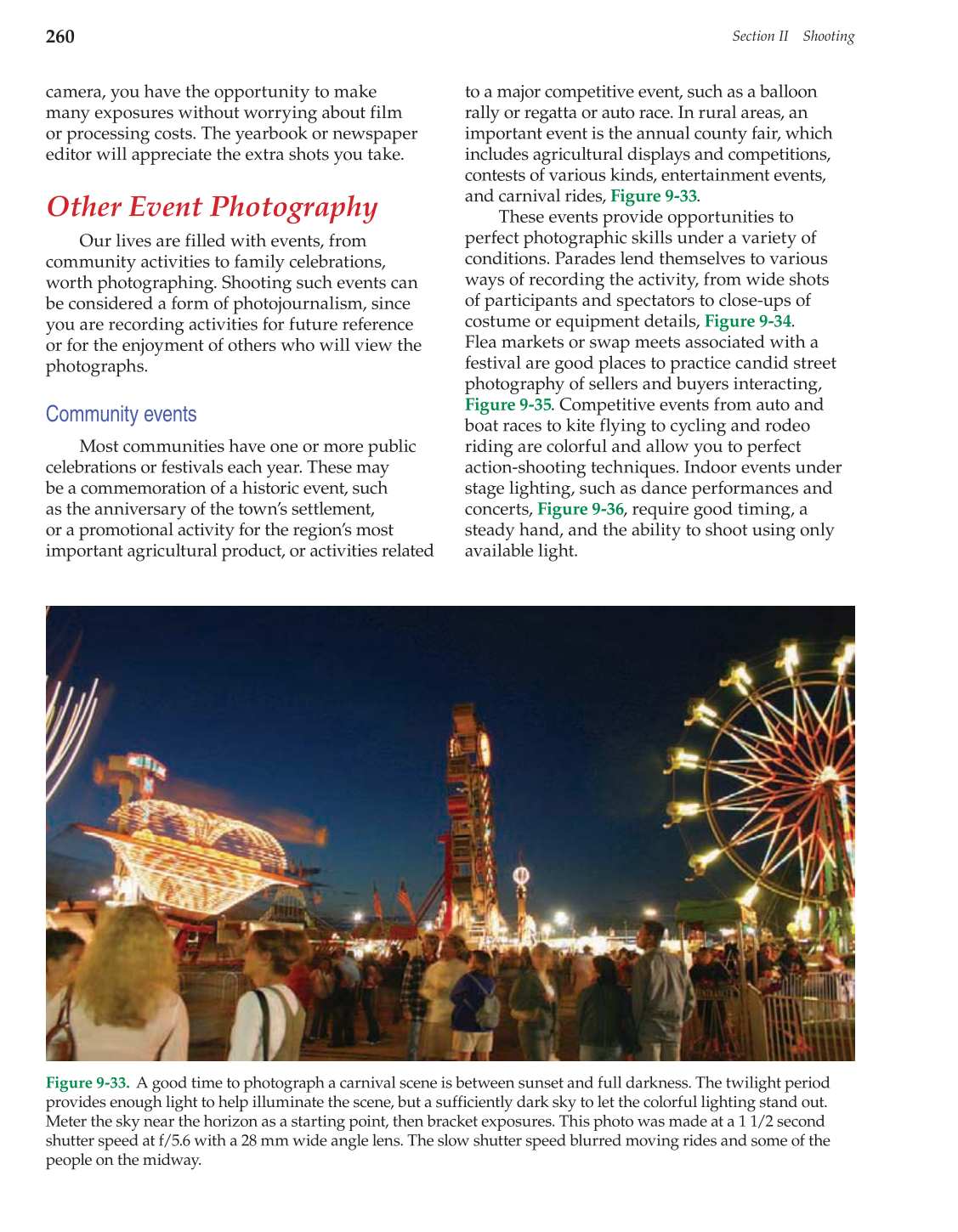 Photography: Capture to Presentation, 2nd Edition page 260