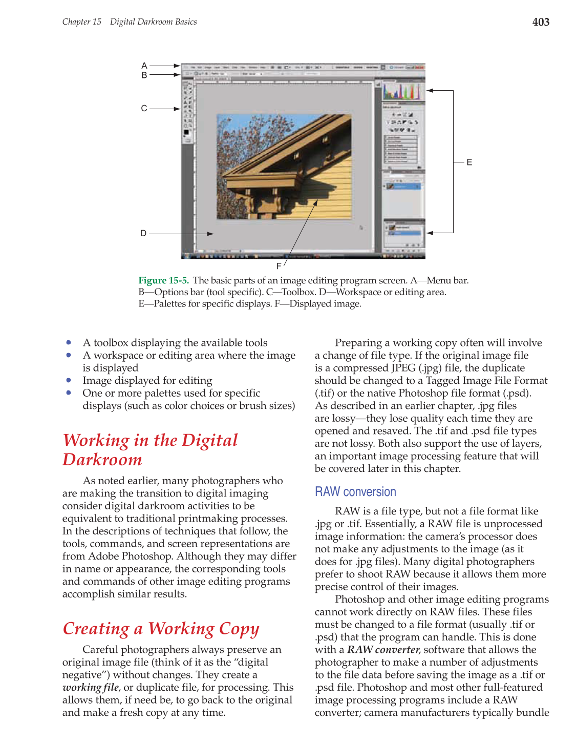 Photography: Capture to Presentation, 2nd Edition page 403
