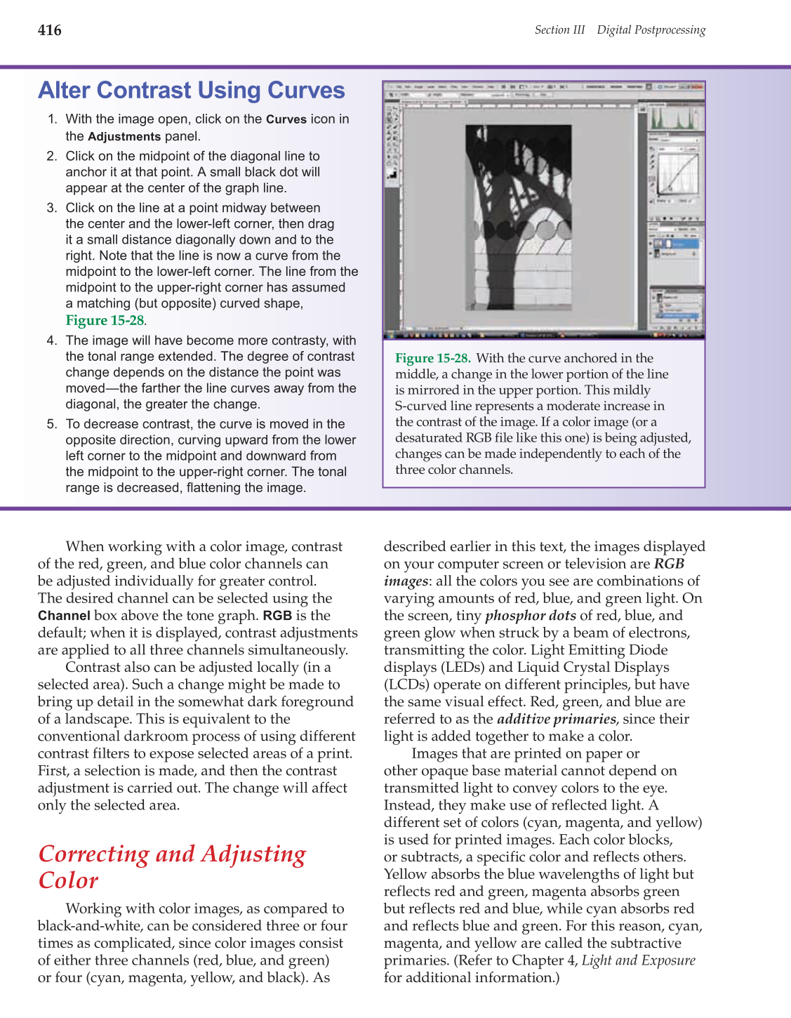 Photography: Capture to Presentation, 2nd Edition page 416