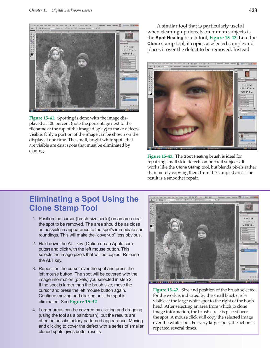 Photography: Capture to Presentation, 2nd Edition page 423