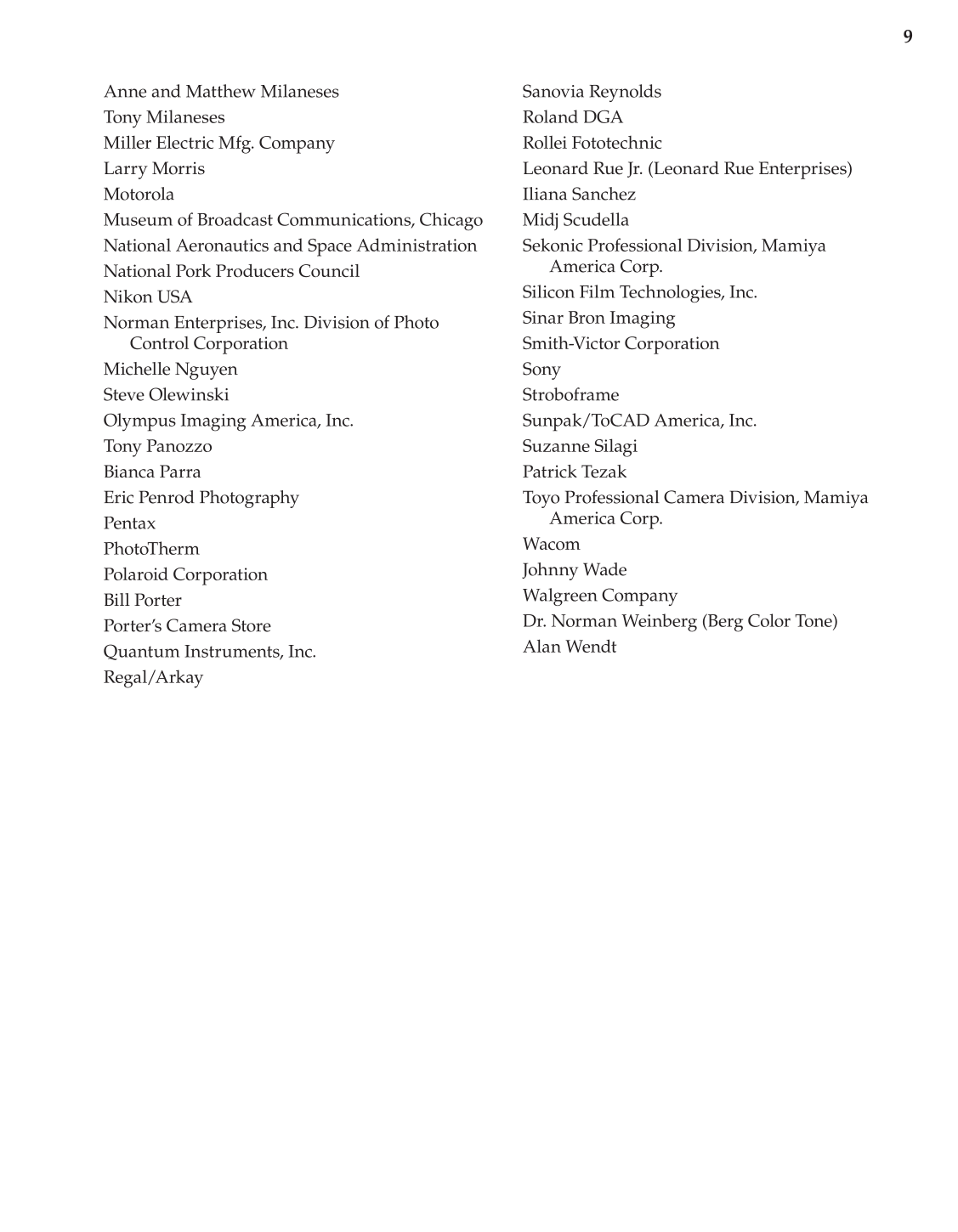 Photography: Capture to Presentation, 2nd Edition page 9