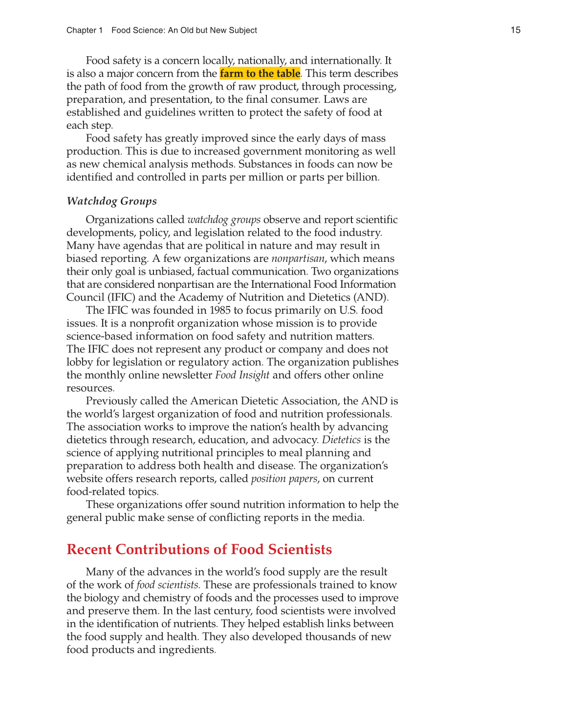 Principles of Food Science, 3rd Edition page 15
