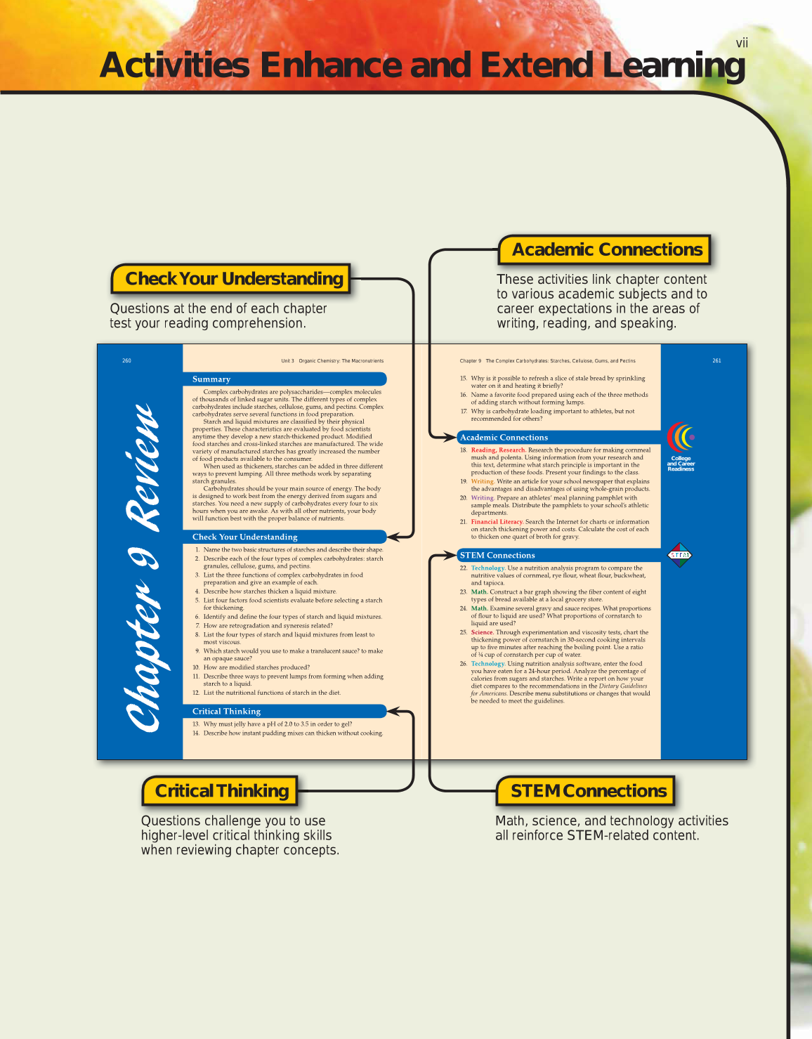Principles of Food Science, 3rd Edition page vii