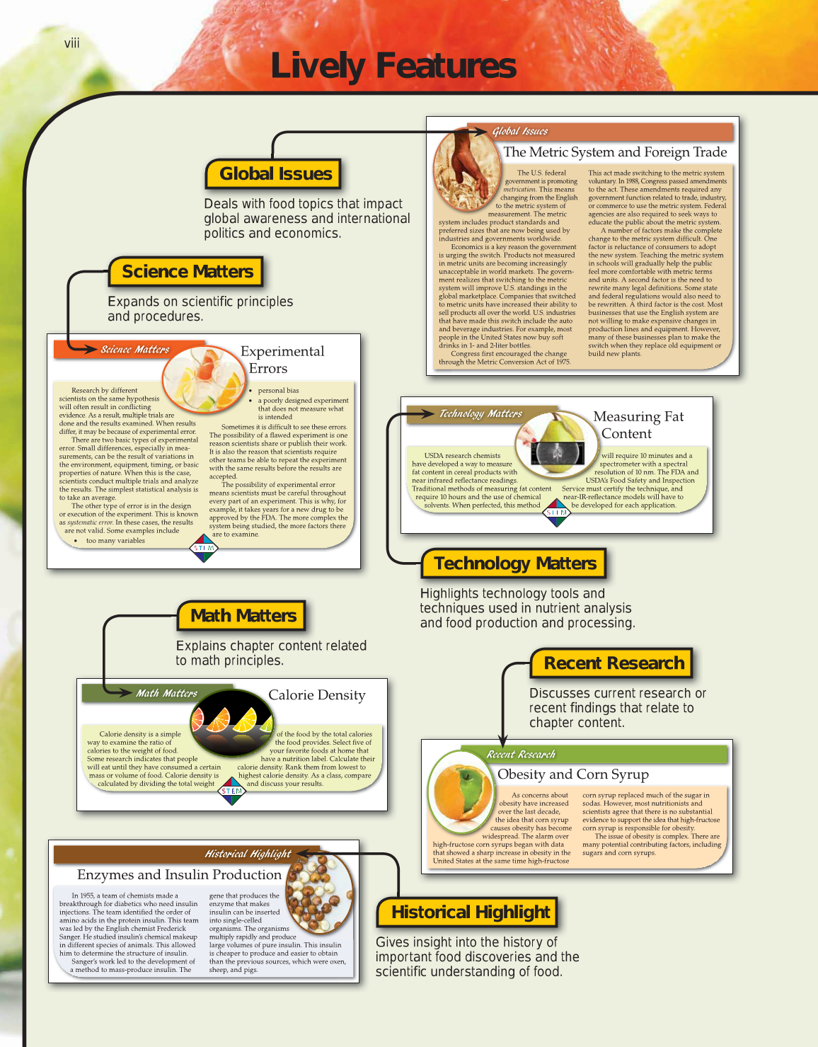 Principles of Food Science, 3rd Edition page viii