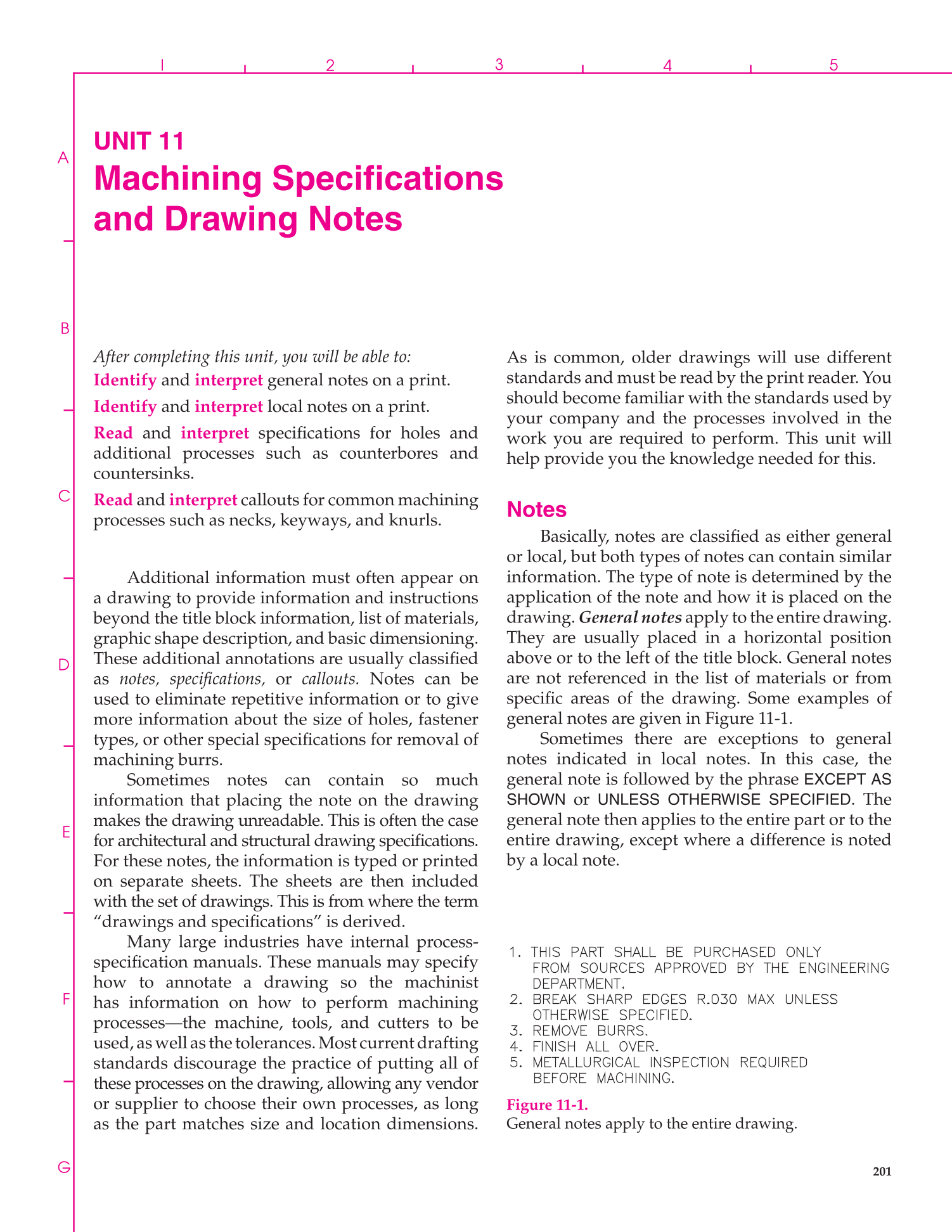 Print Reading for Industry, 9th Edition page 201