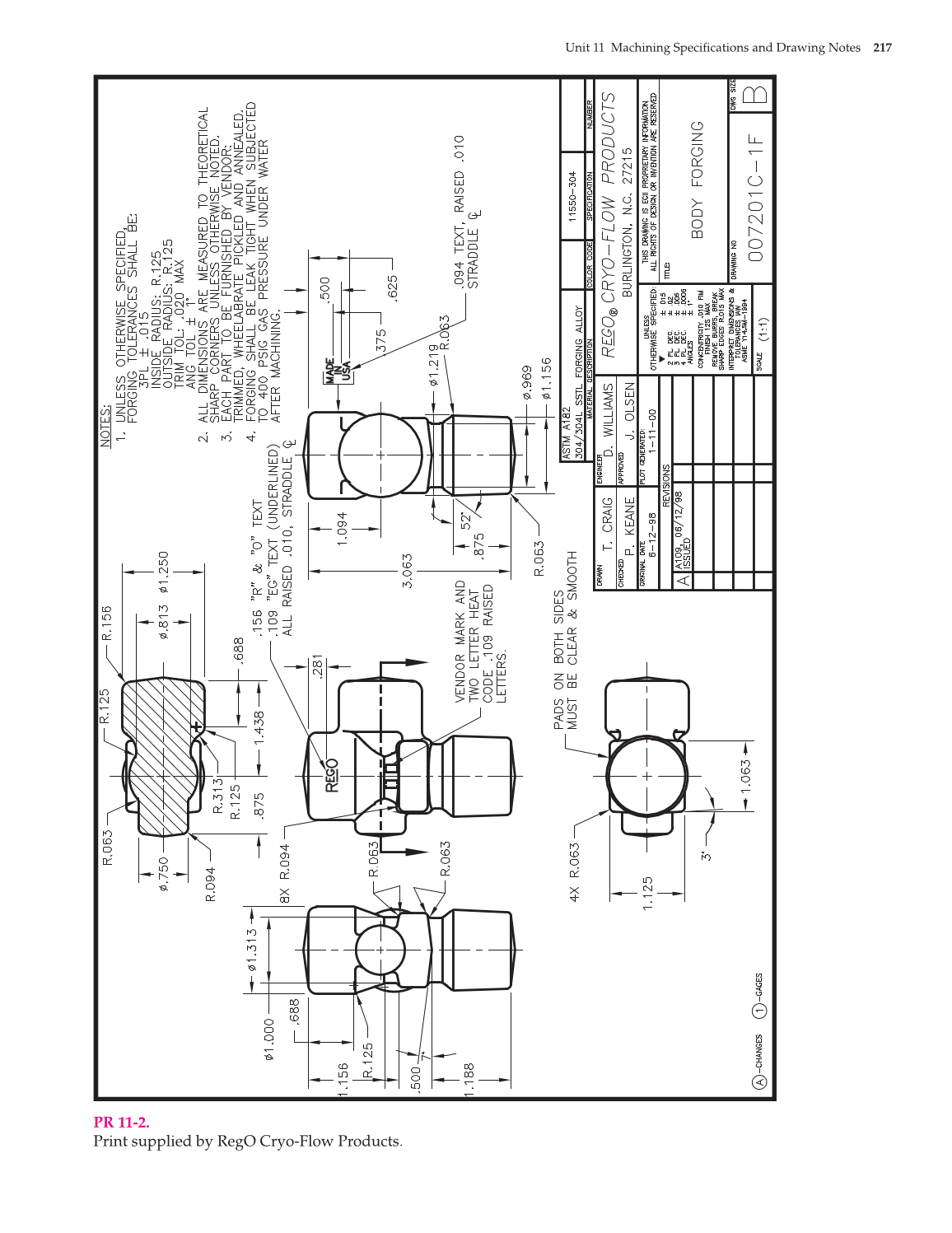 Print Reading for Industry, 9th Edition page 217