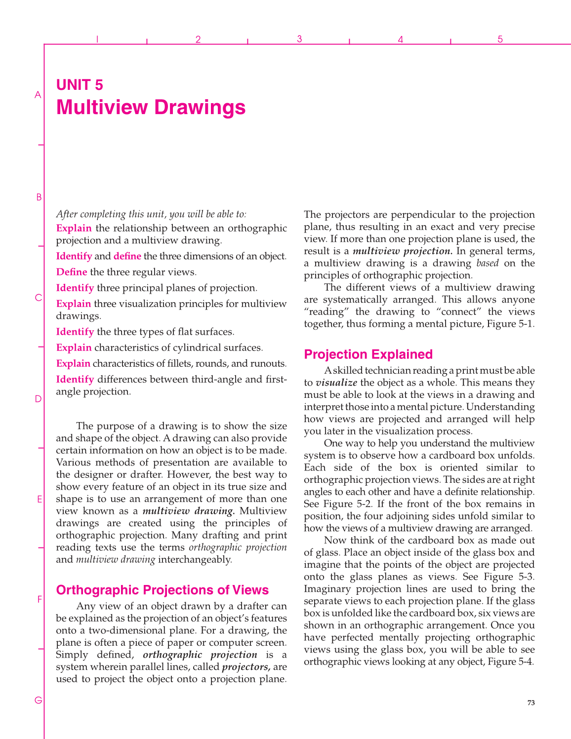 Print Reading for Industry, 9th Edition page 73