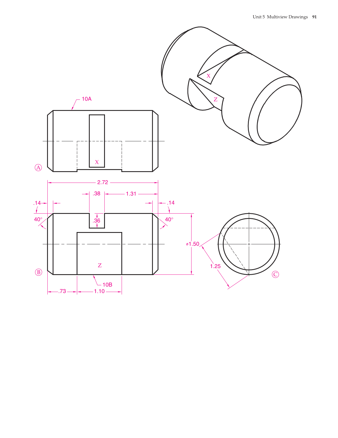 Print Reading for Industry, 9th Edition page 91