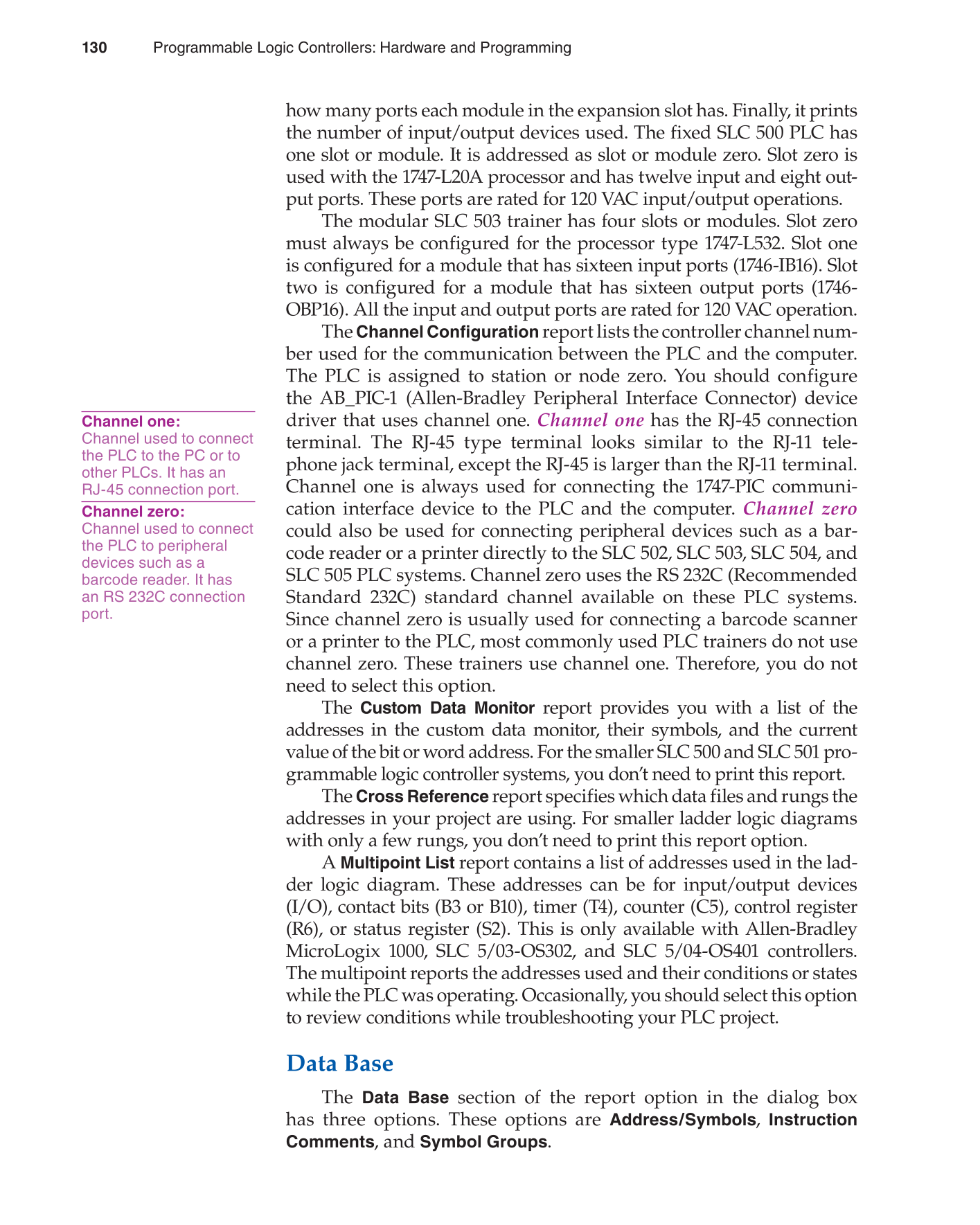 Programmable Logic Controllers, 3rd Edition page 130