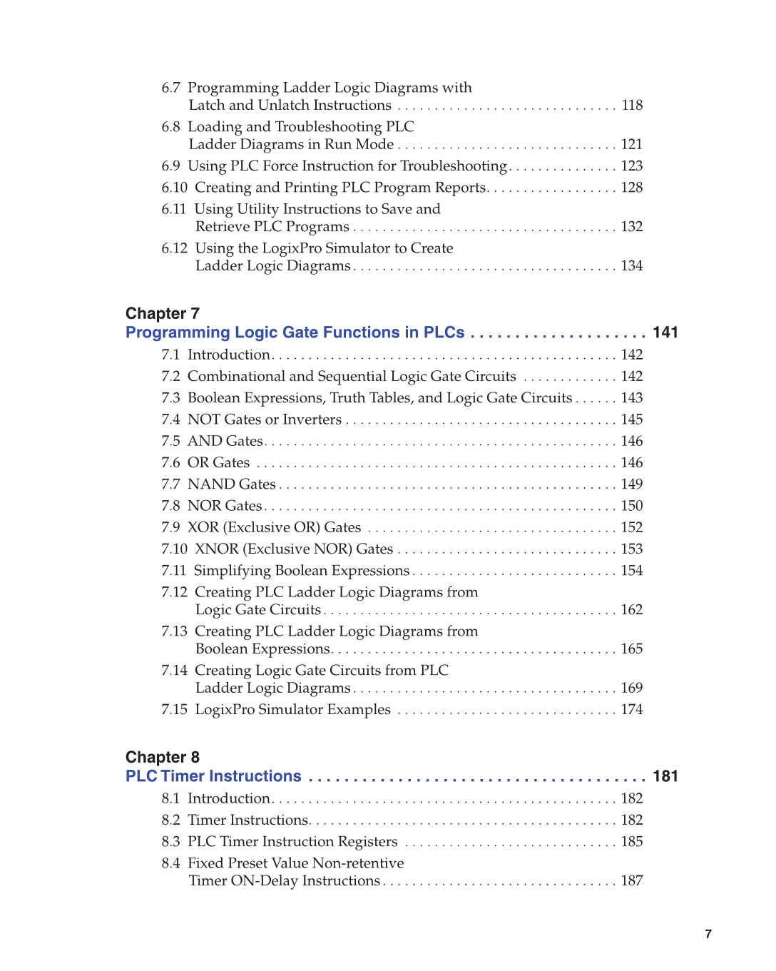 Programmable Logic Controllers, 3rd Edition page 7